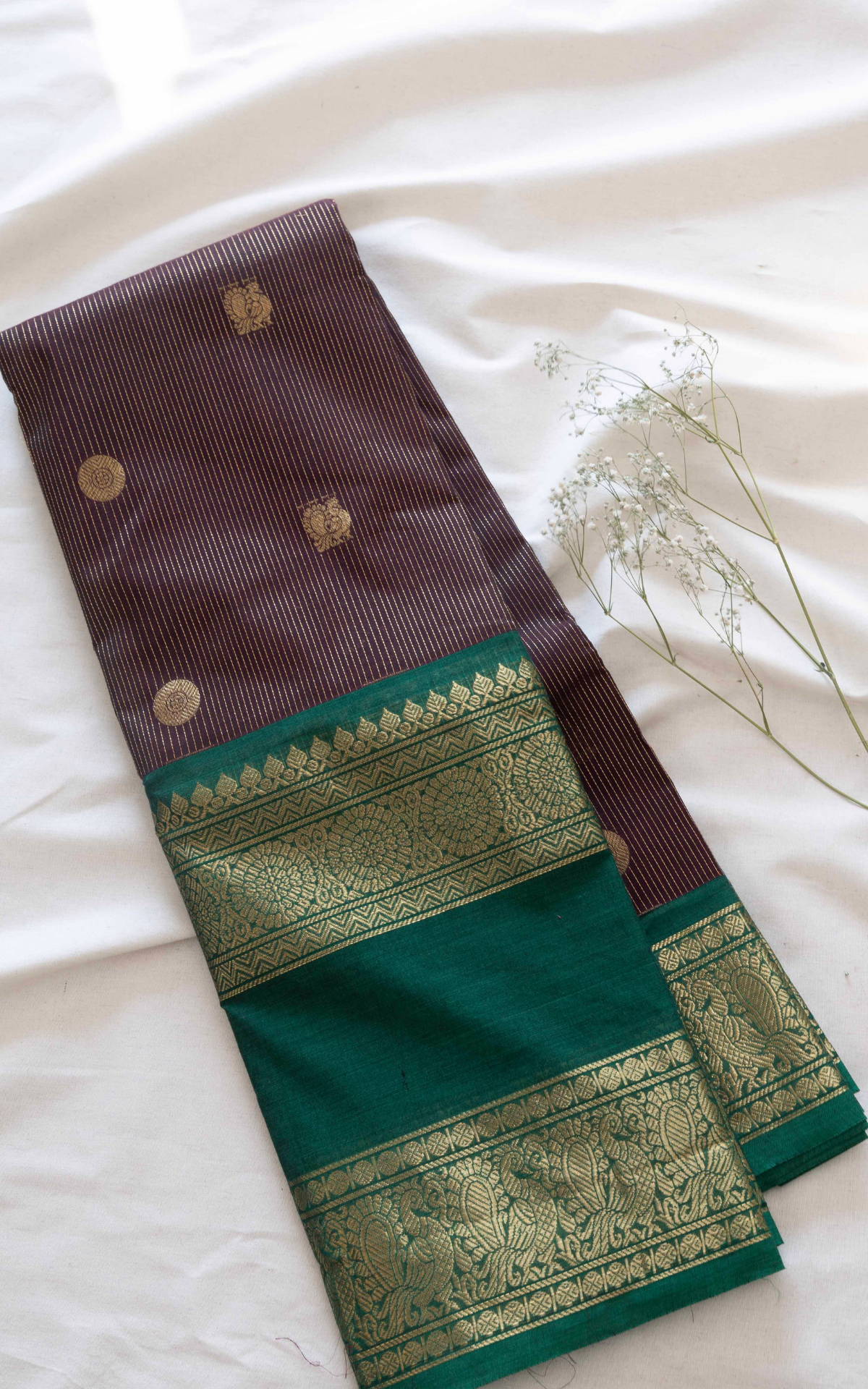 Vairaoosi Chettinad Cotton Saree CW538