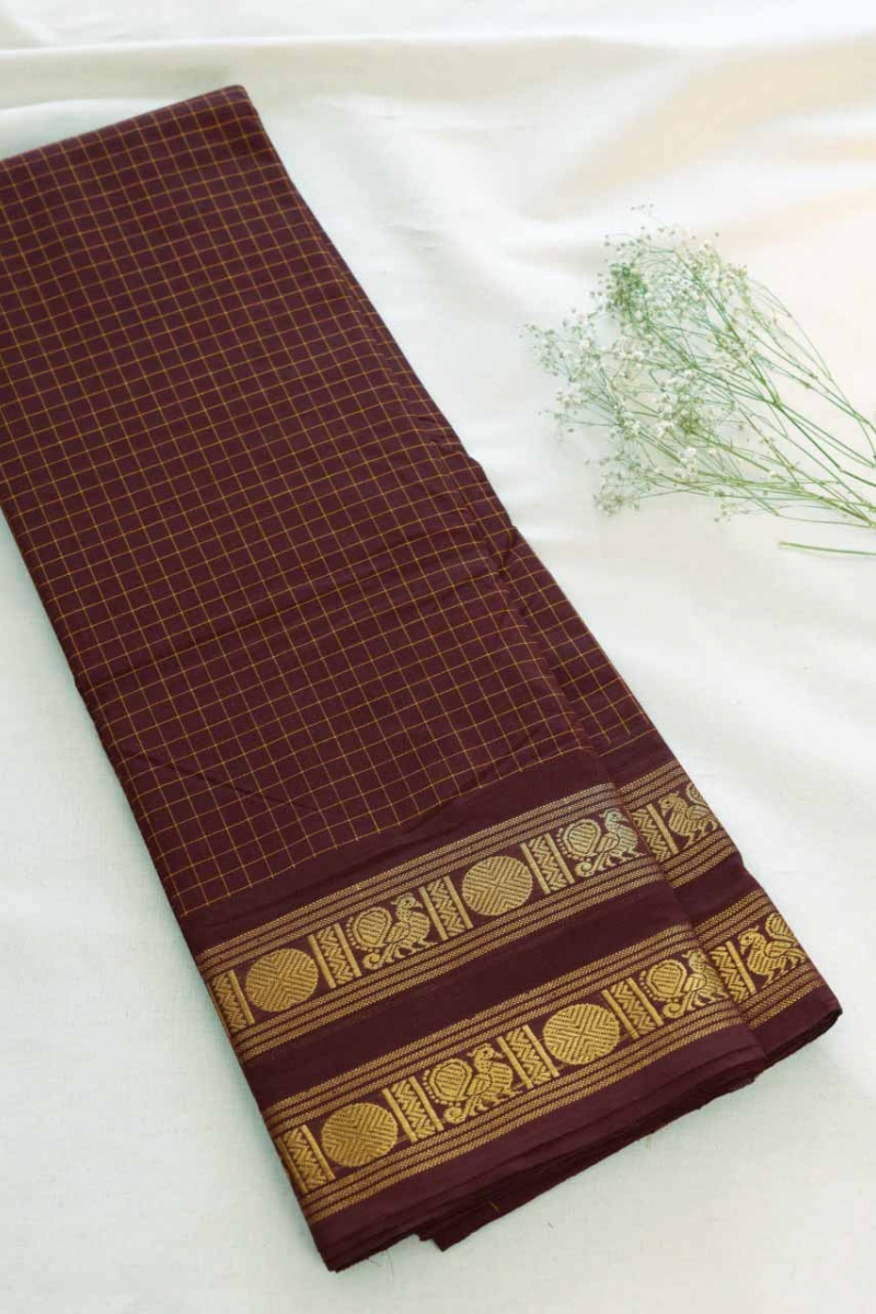 Kattam Chettinad Cotton Saree CW426