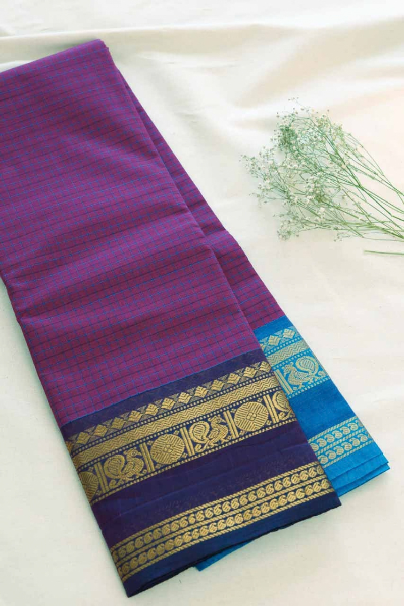 Rettapet Chettinad Cotton Saree CW427
