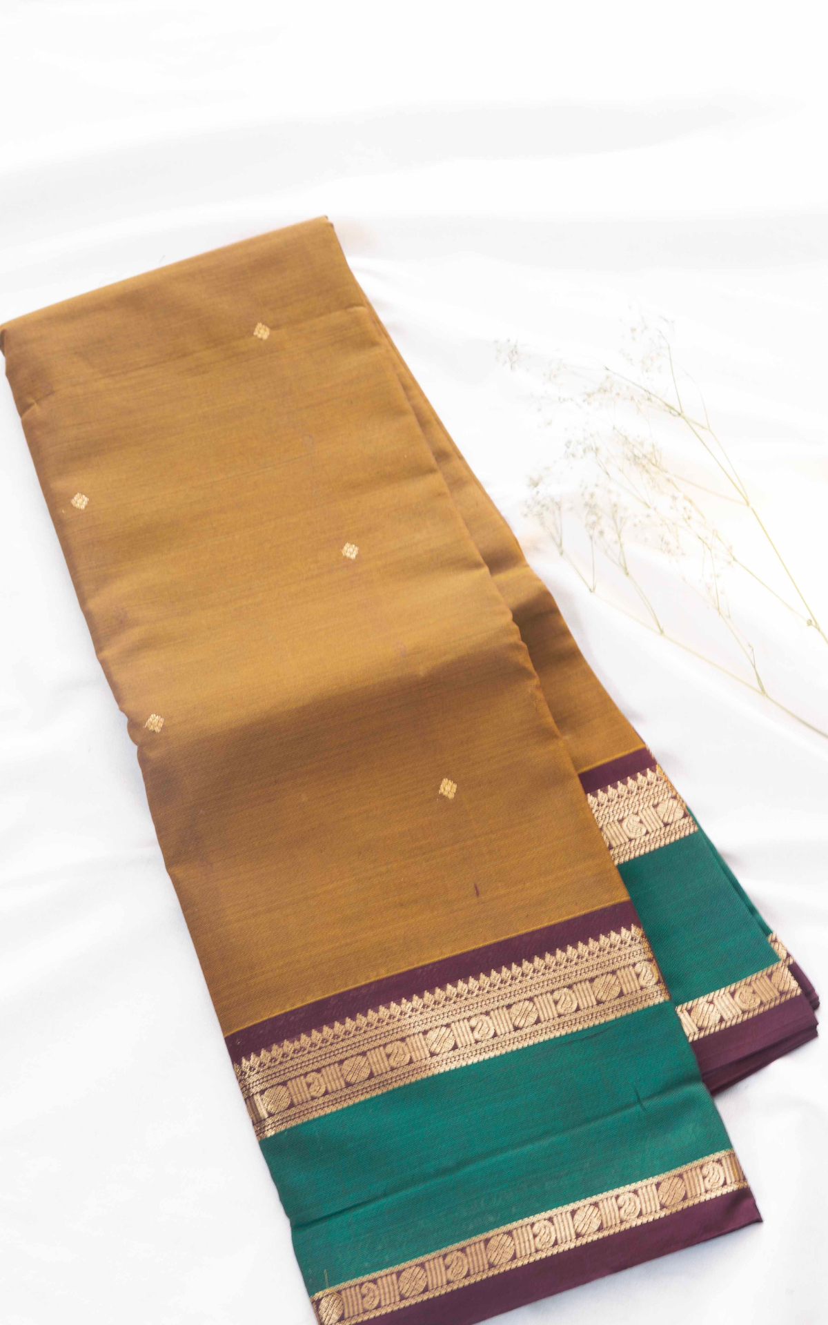 Butta Mercerised Chettinad Cotton Saree CW564