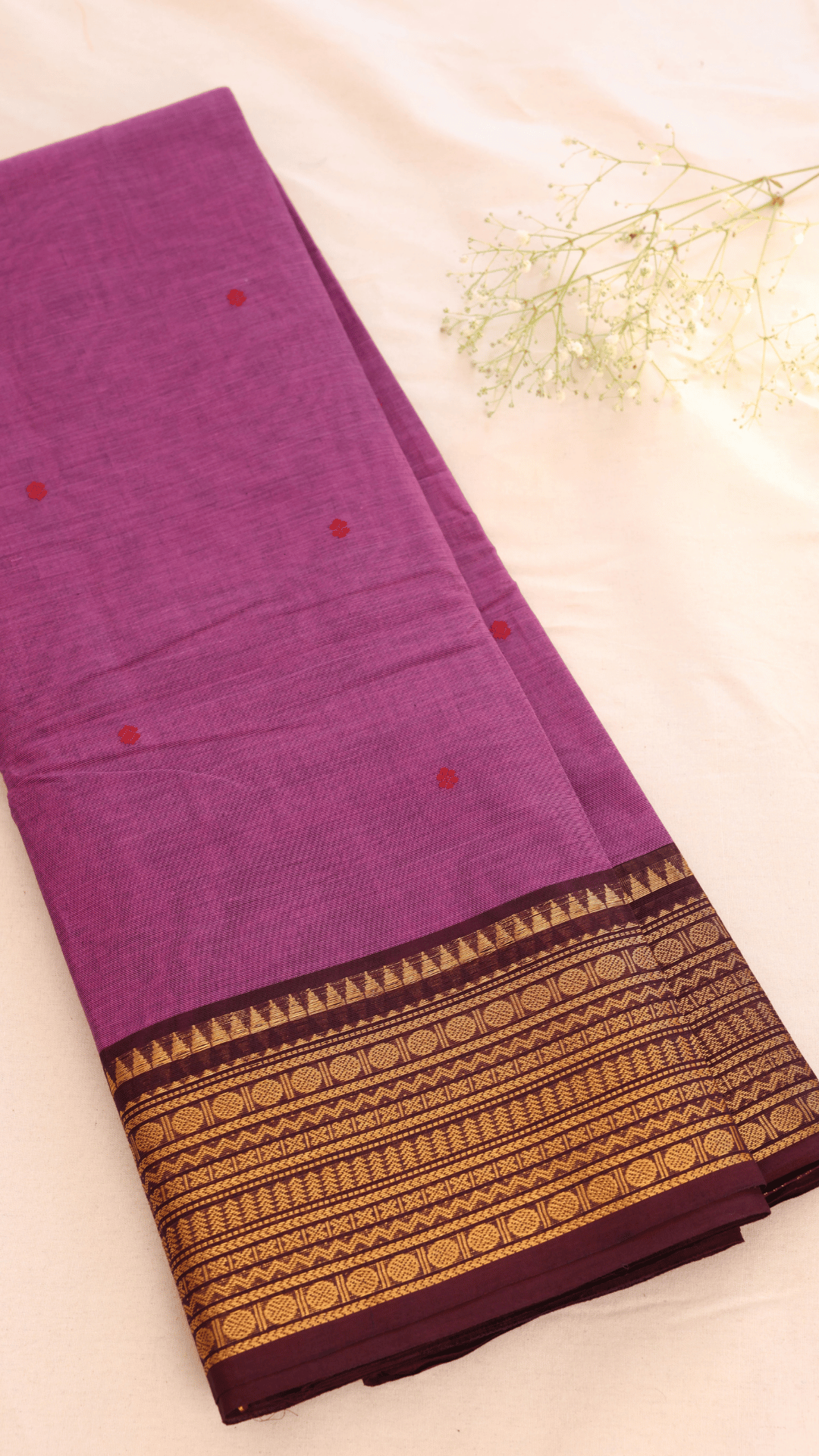 Kanchi Chettinad Cotton Saree CW210