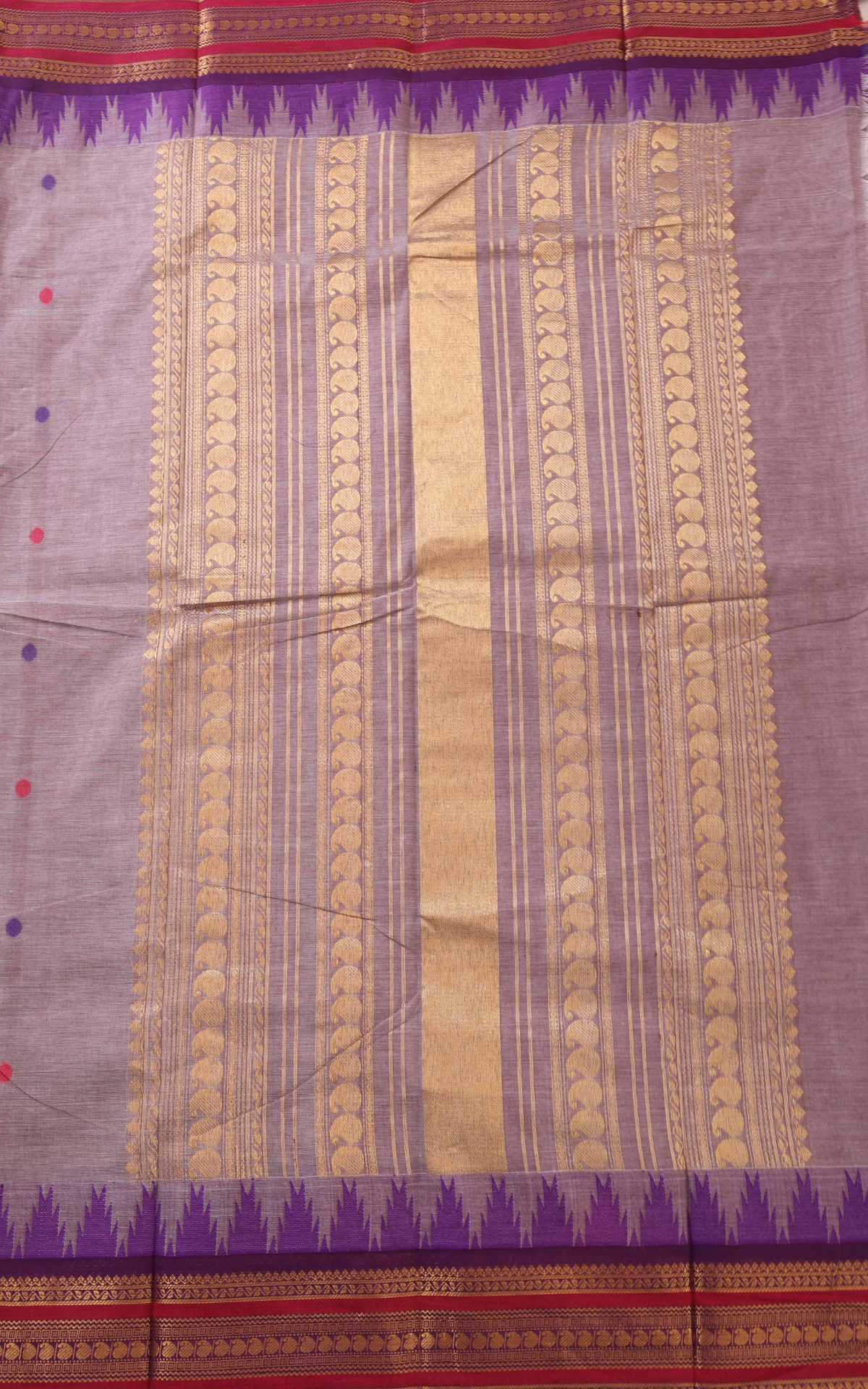 Butta Chettinad Cotton Saree CW569