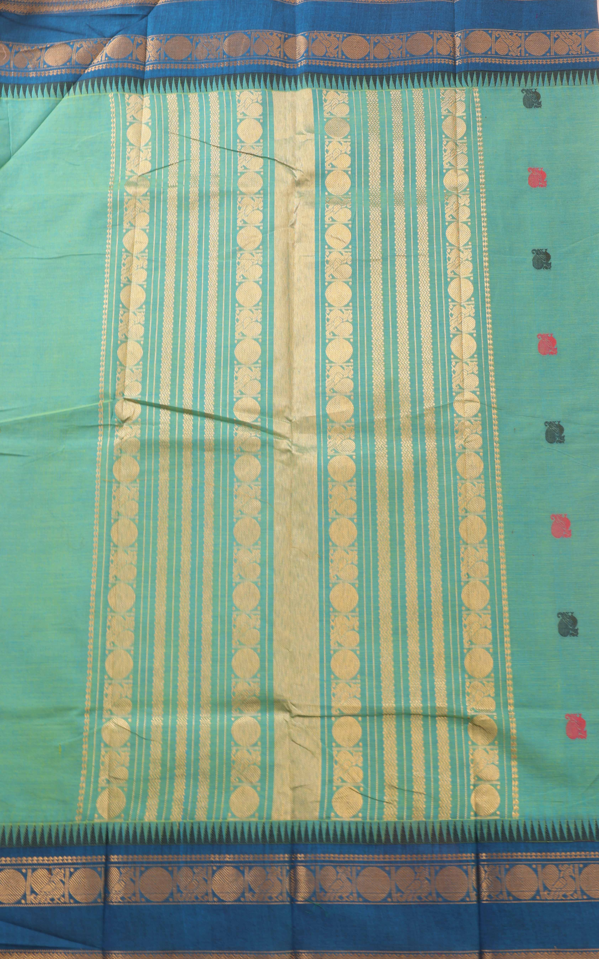 Butta Chettinad Cotton Saree CW572