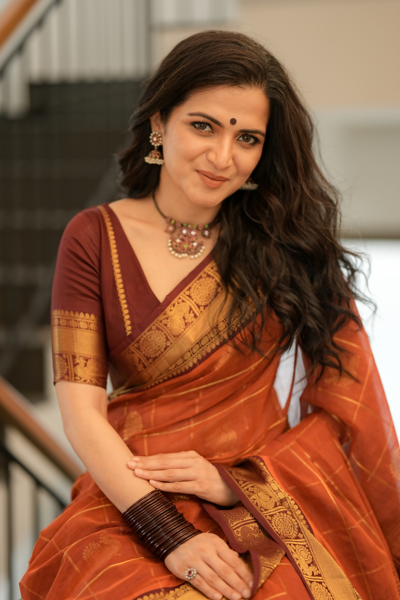 DD Kanchi Silk Cotton Saree