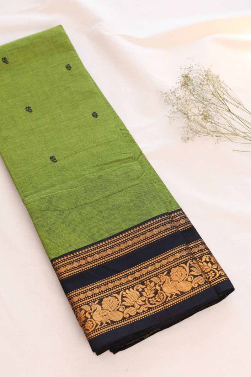 Butta Chettinad Cotton Saree CW452
