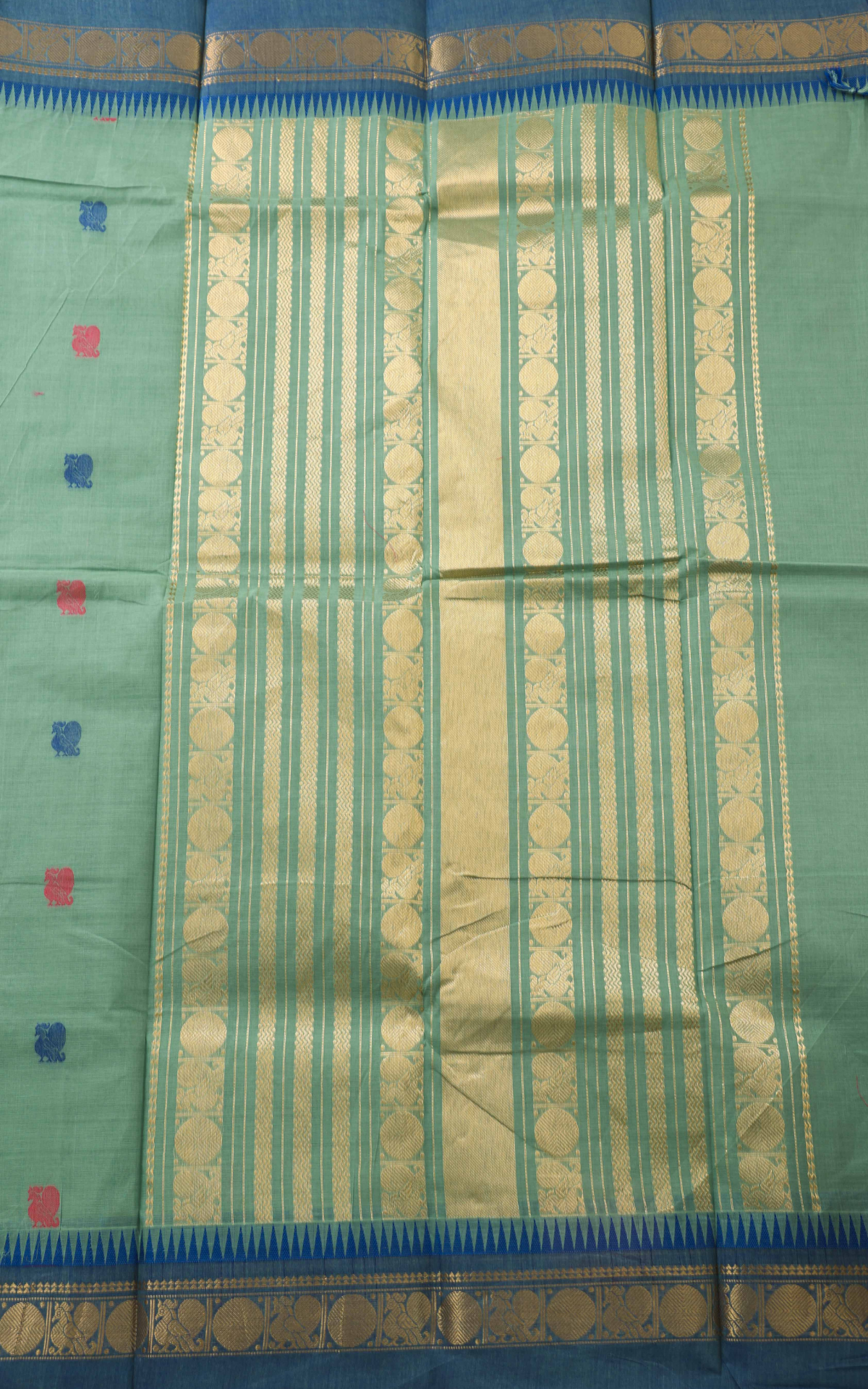 Butta Chettinad Cotton Saree CW579