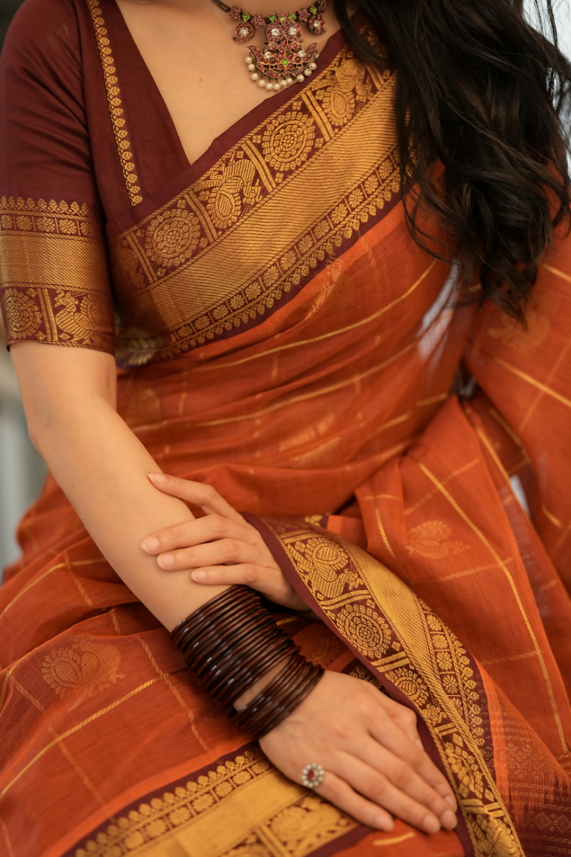 DD Kanchi Silk Cotton Saree