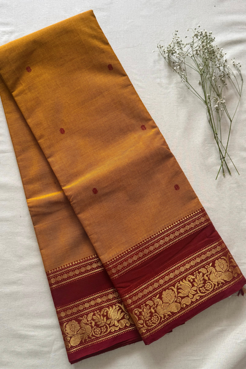 Butta Chettinad Cotton Saree CW246