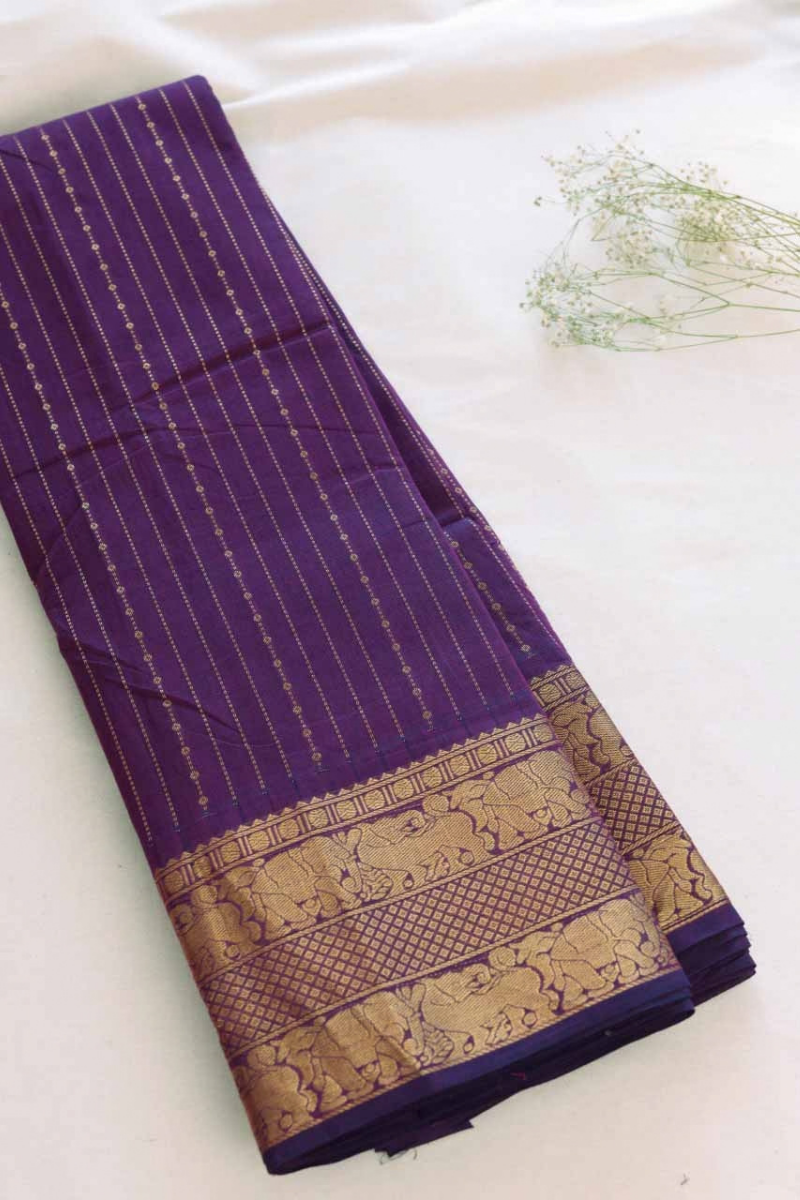 Vairaoosi Chettinad Cotton Saree CW324