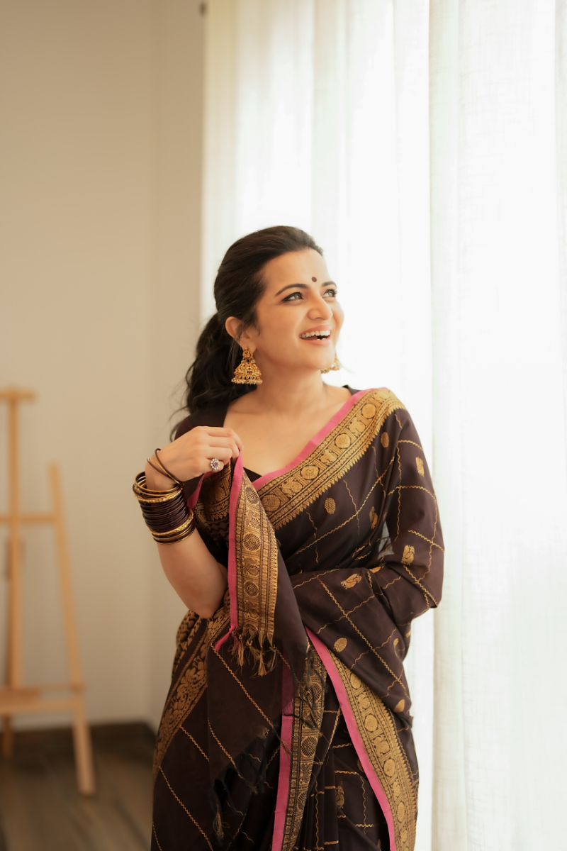 DD Kanchi Silk Cotton Saree