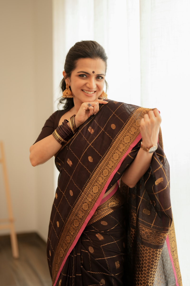 DD Kanchi Silk Cotton Saree