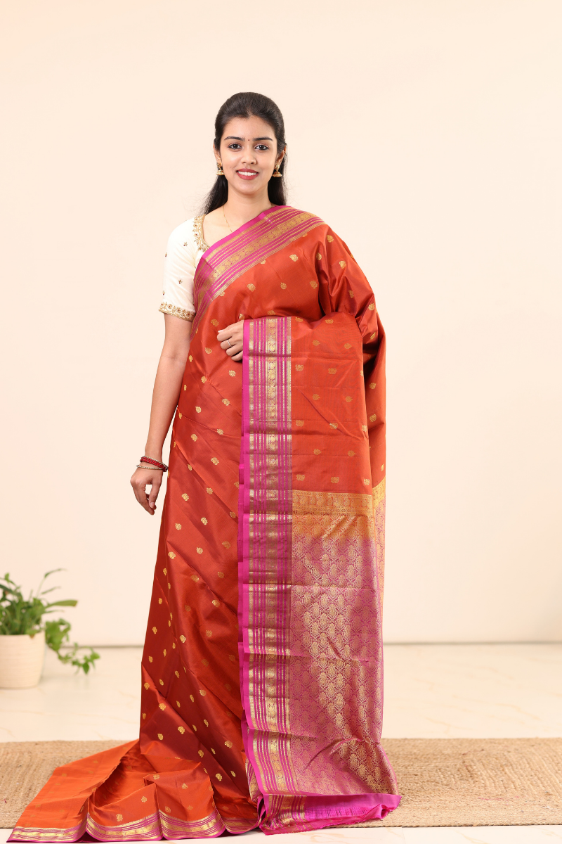 Kanchi Silk Cotton Saree A120