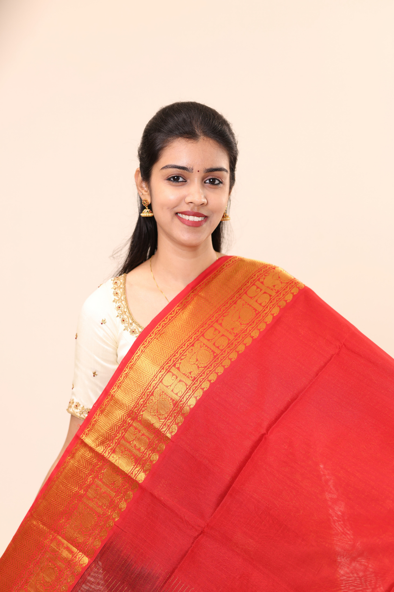 Kanchi Silk Cotton Saree A130