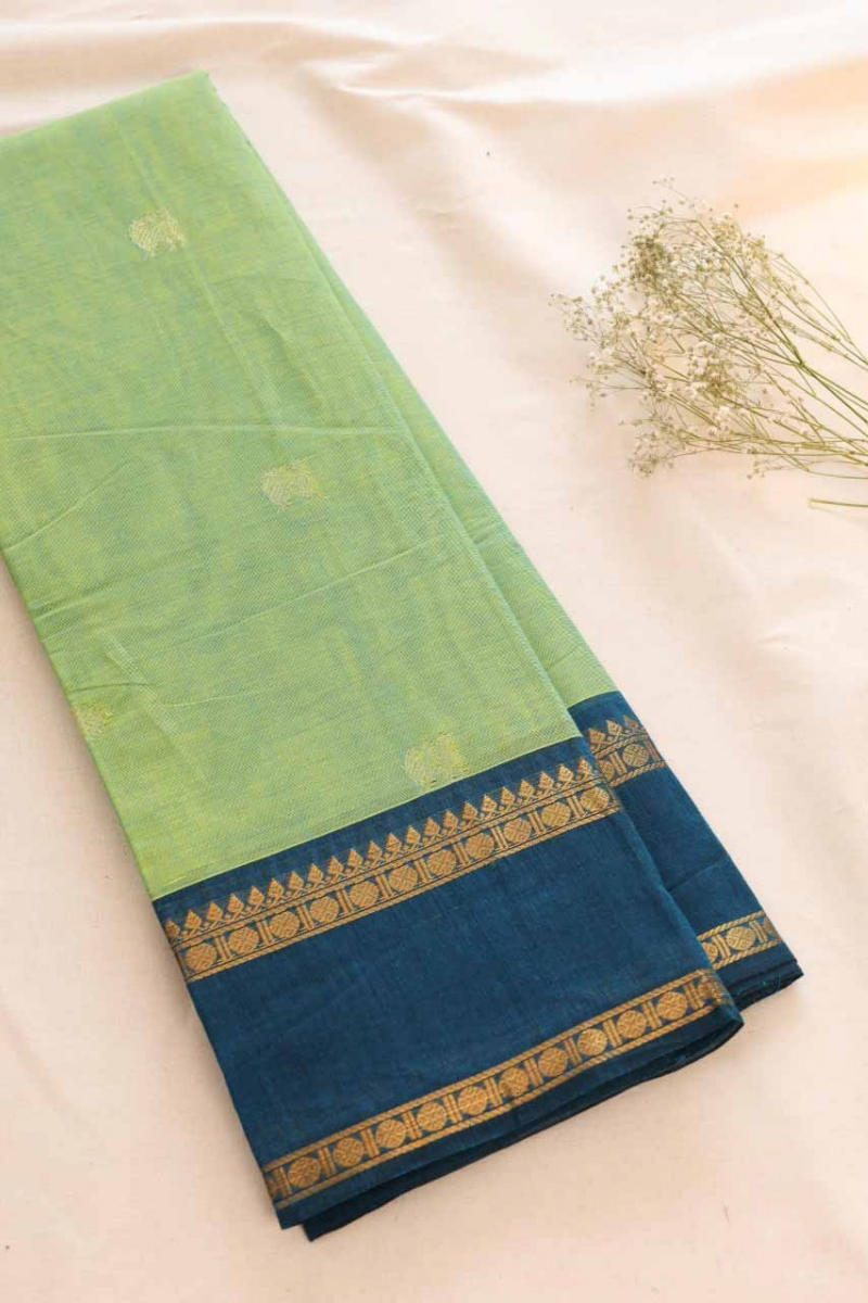 Butta Chettinad Cotton Saree CW480