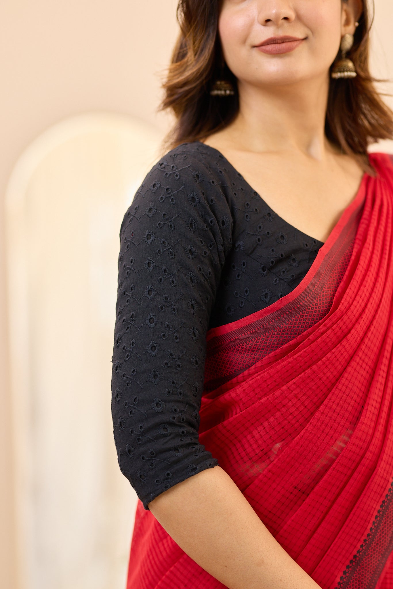 Black Hakoba Blouse