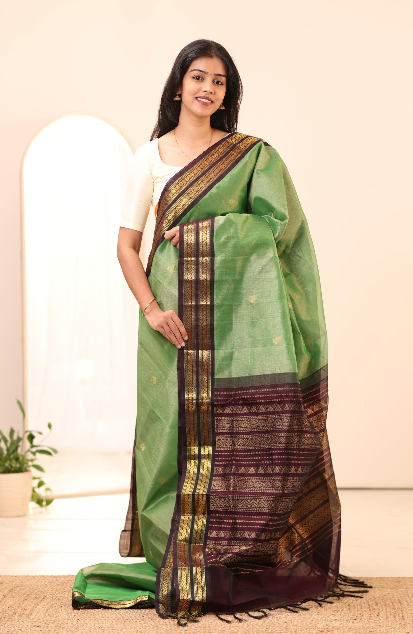 Kanchi Silk Cotton Saree A27