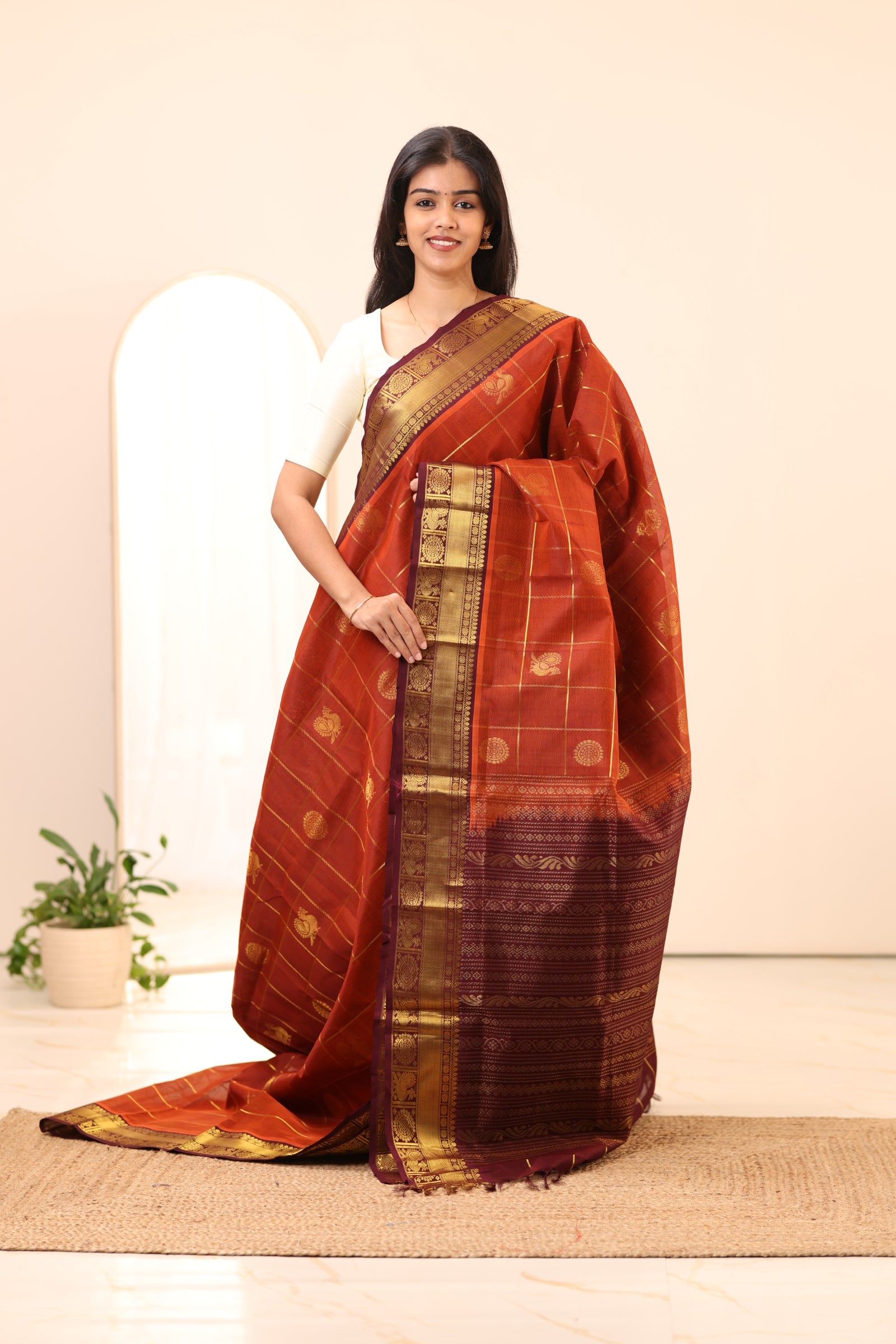 Kanchi Silk Cotton Saree A29