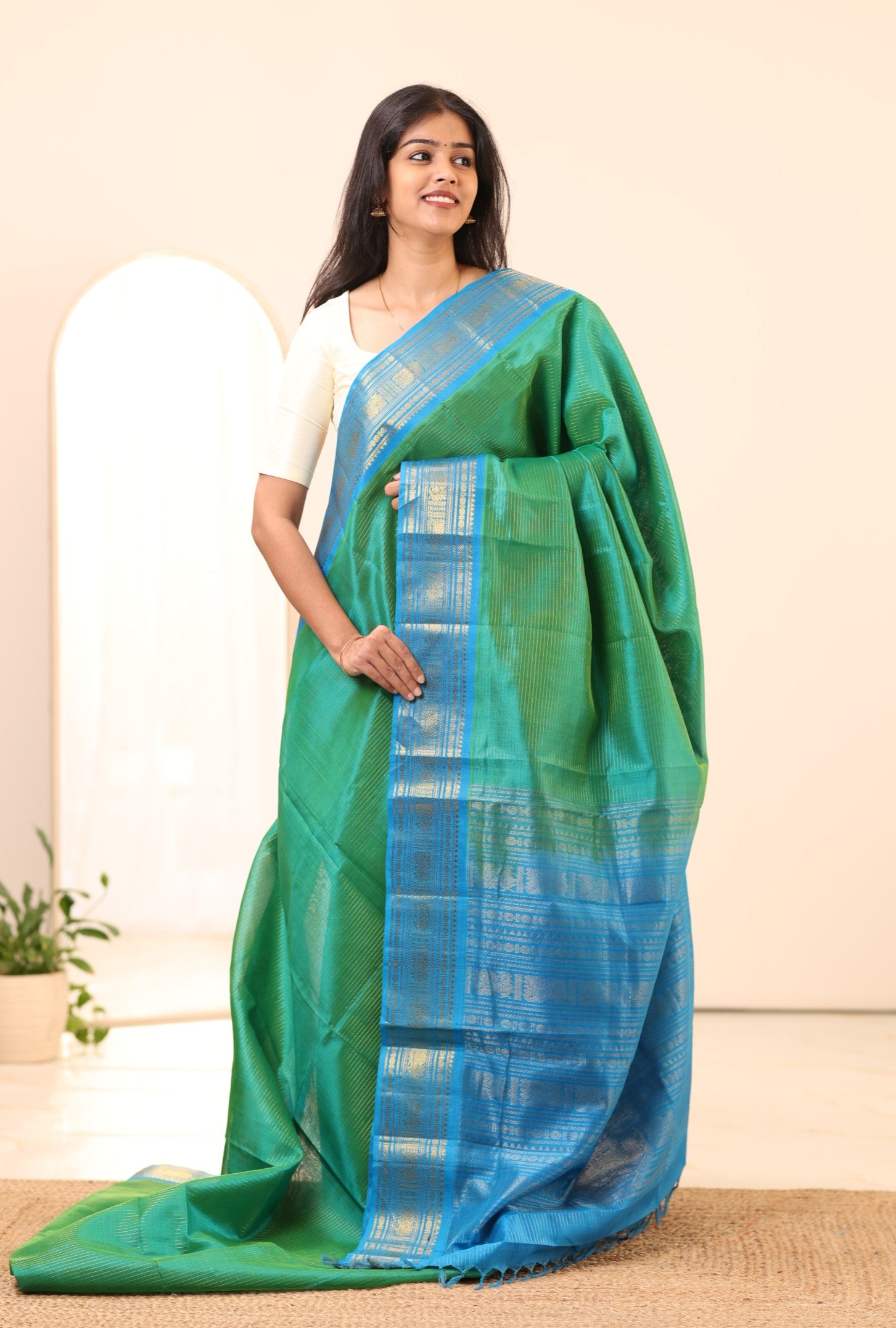 Kanchi Silk Cotton Saree A31