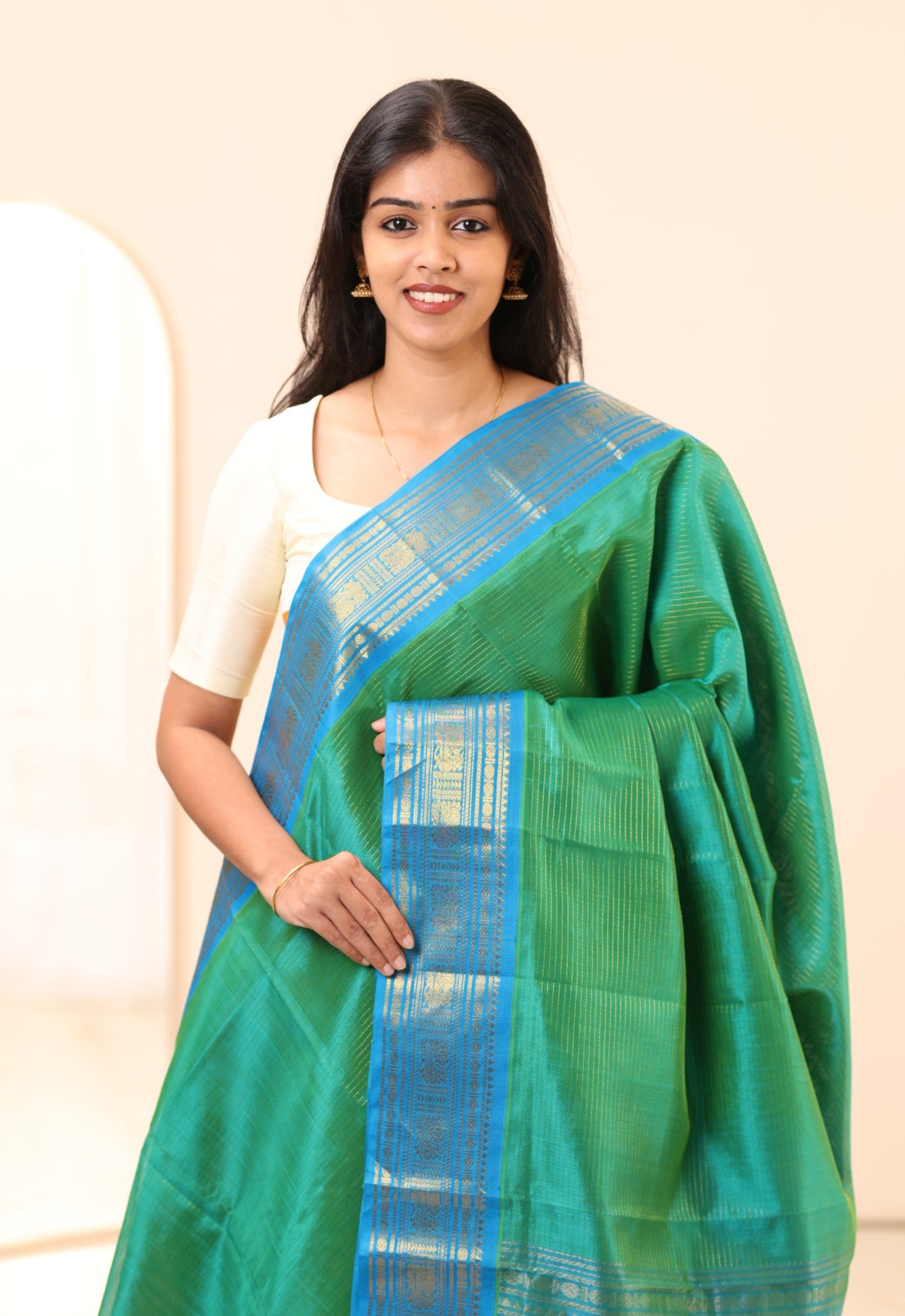 Kanchi Silk Cotton Saree A31