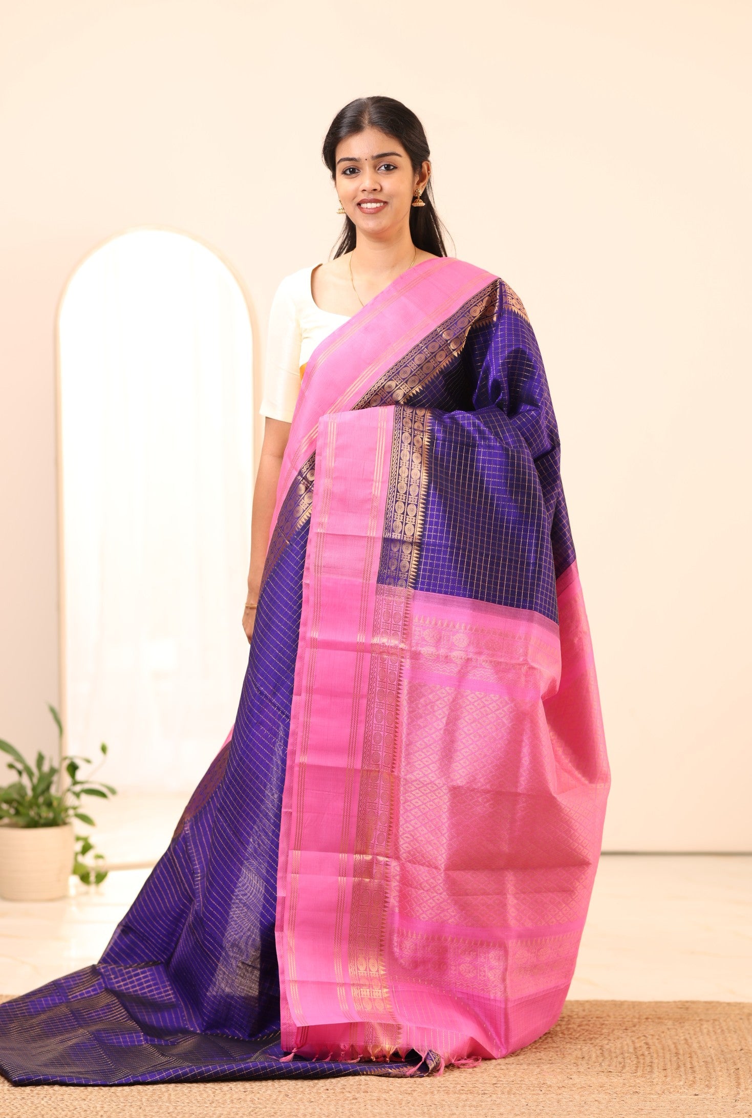 Kanchi Silk Cotton Saree A32