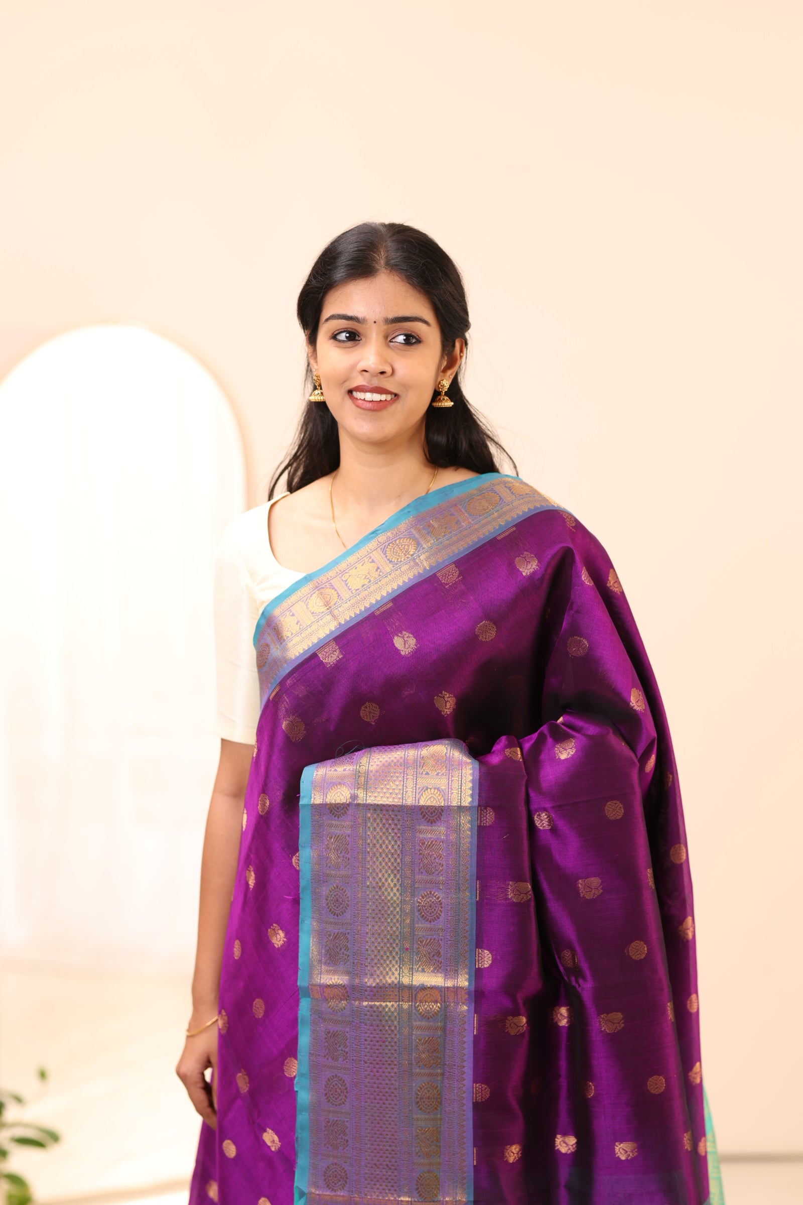 Kanchi Silk Cotton Saree A34