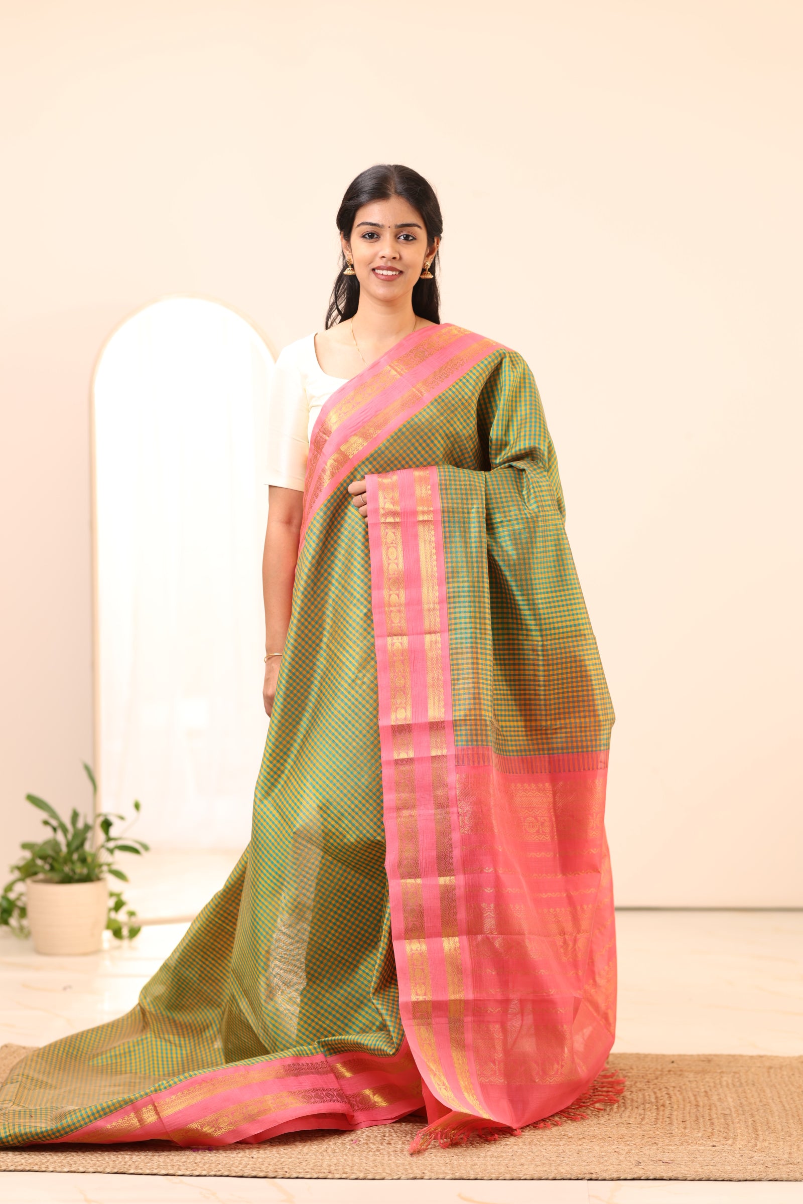 Kanchi Silk Cotton Saree A40