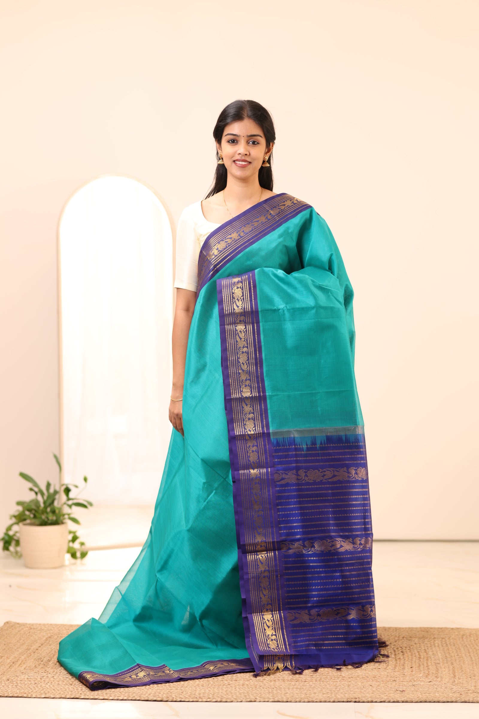Kanchi Silk Cotton Saree A42