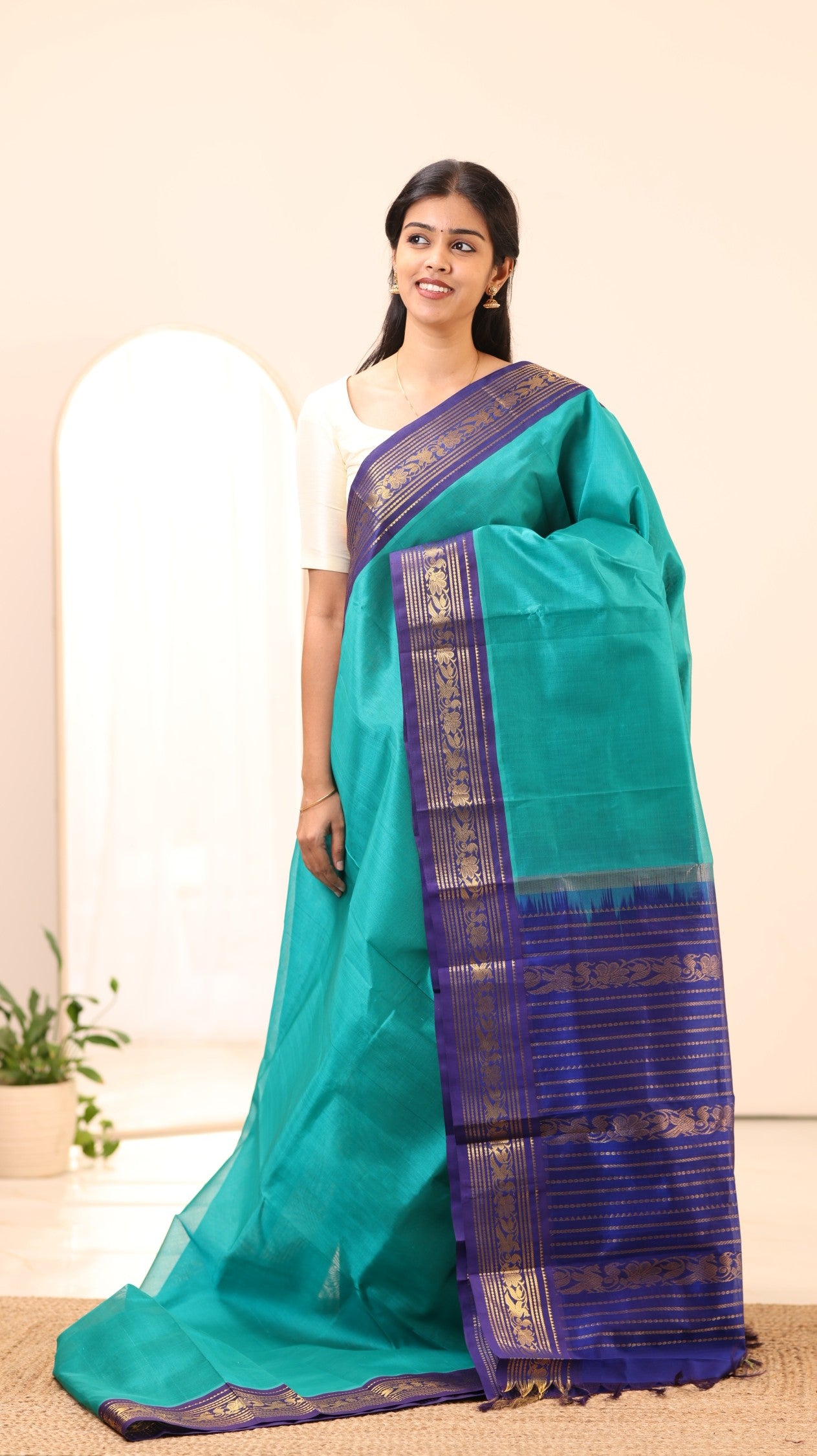 Kanchi Silk Cotton Saree A42