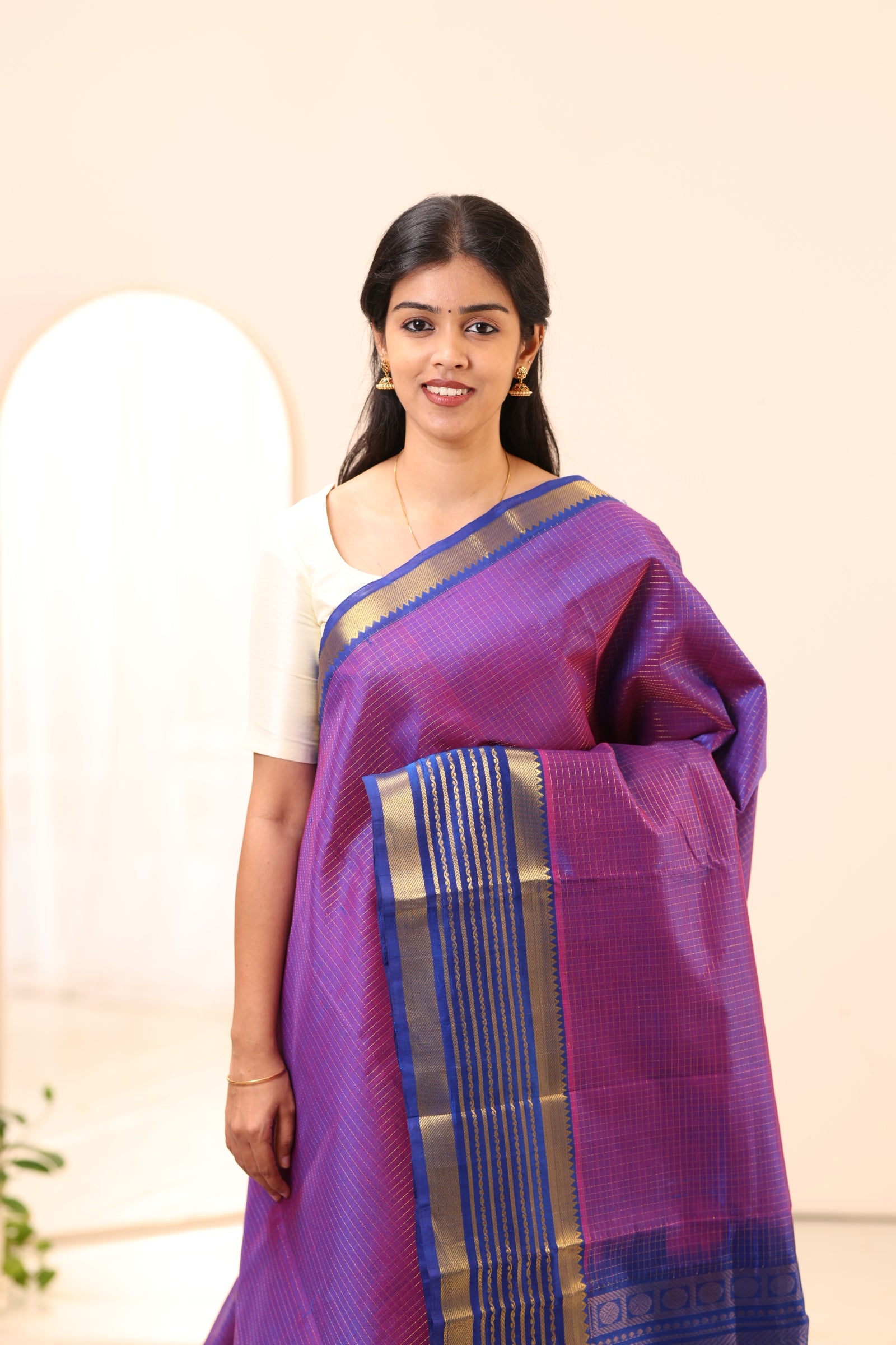 Kanchi Silk Cotton Saree A44