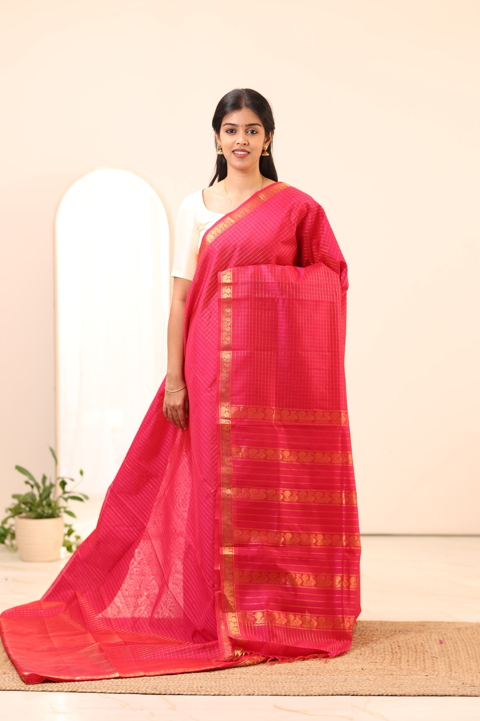 Kanchi Silk Cotton Saree A46