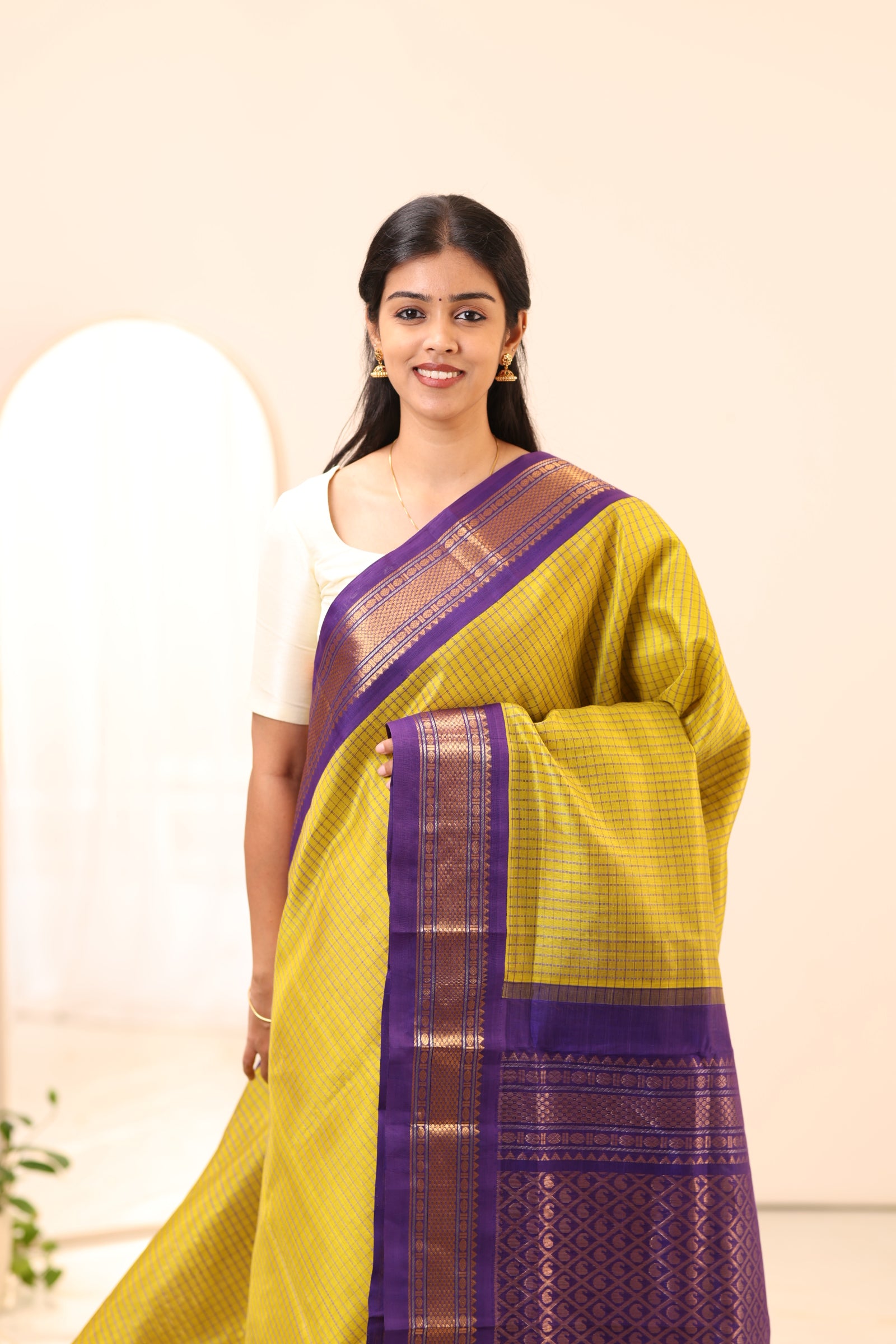 Kanchi Silk Cotton Saree A48