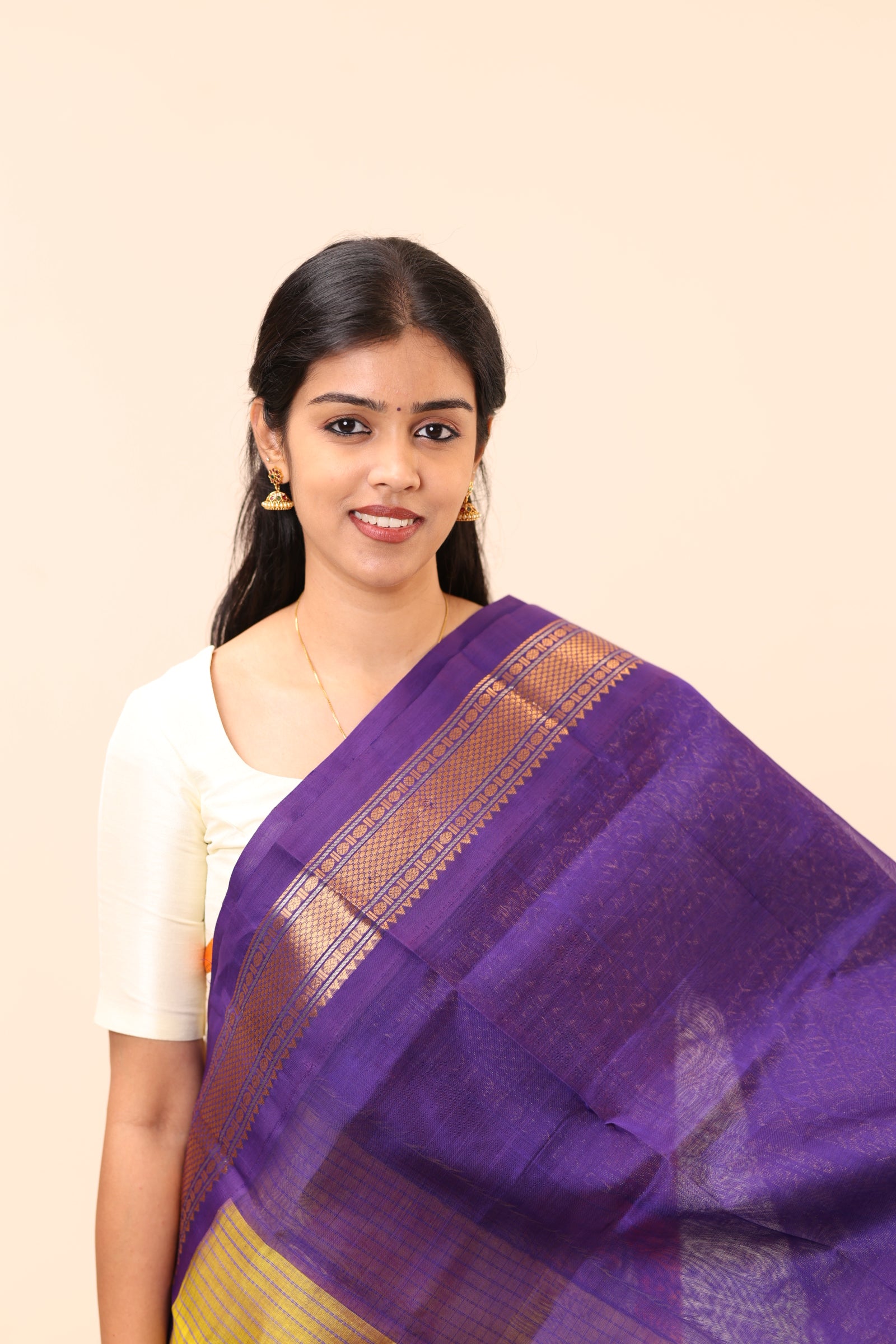 Kanchi Silk Cotton Saree A48