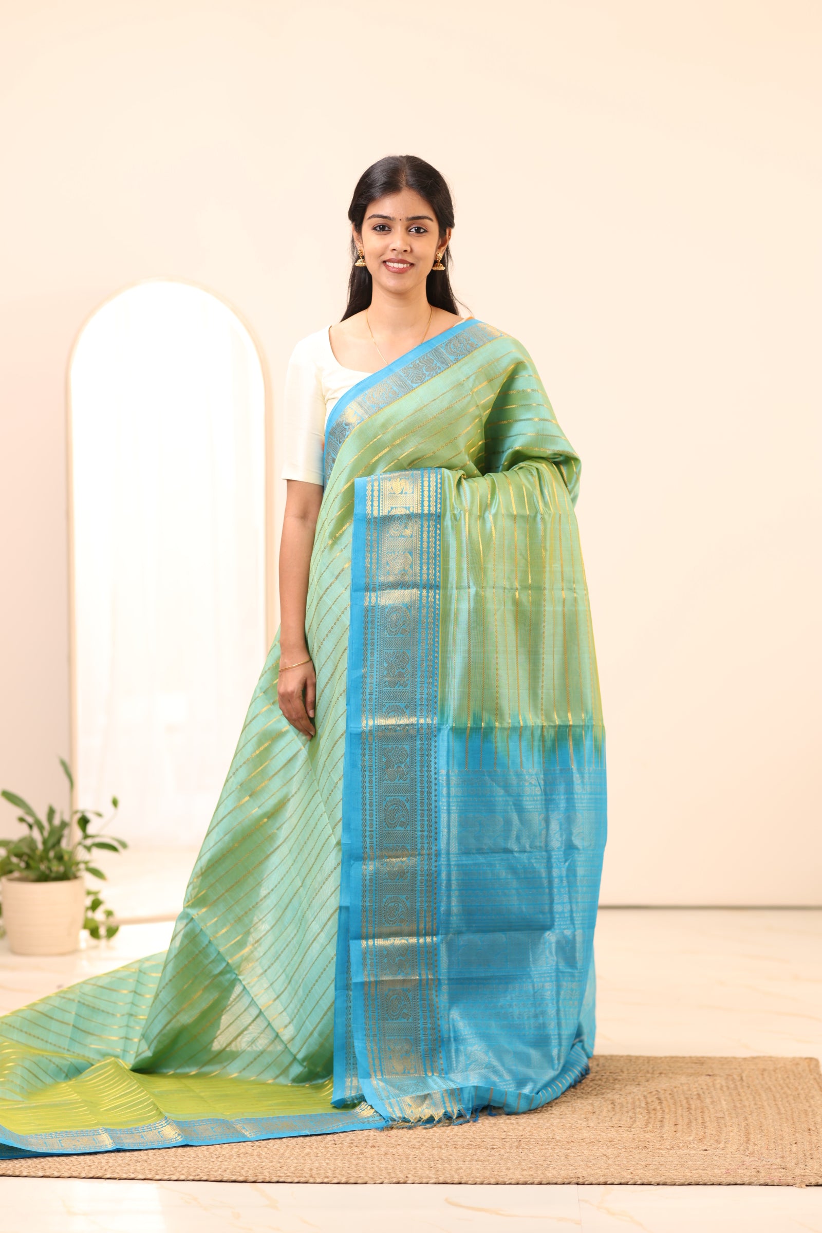 Kanchi Silk Cotton Saree A52