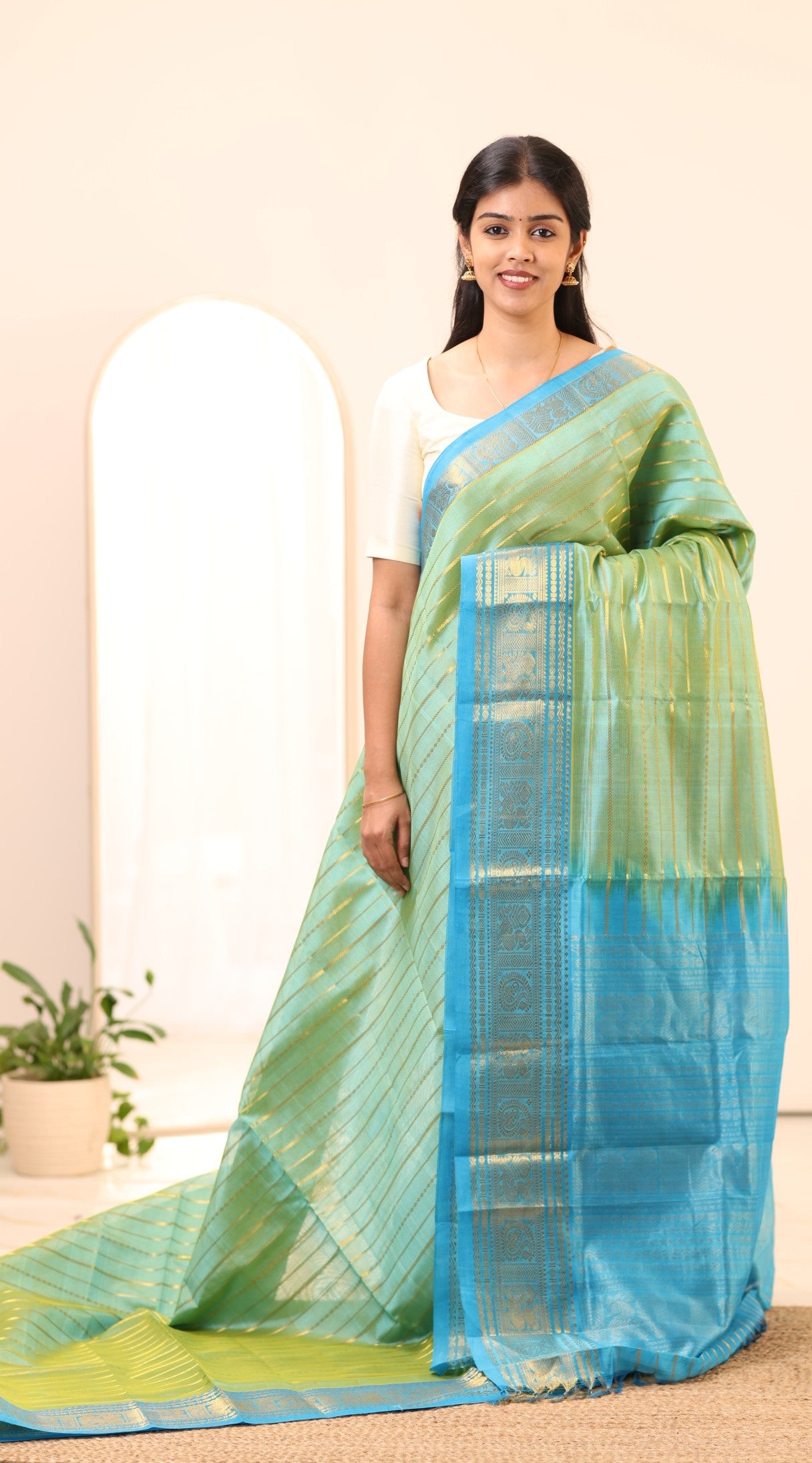 Kanchi Silk Cotton Saree A52