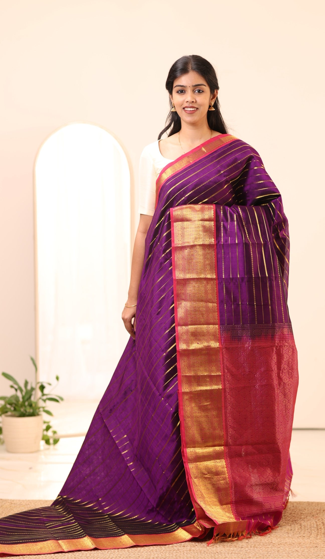 Kanchi Silk Cotton Saree A54