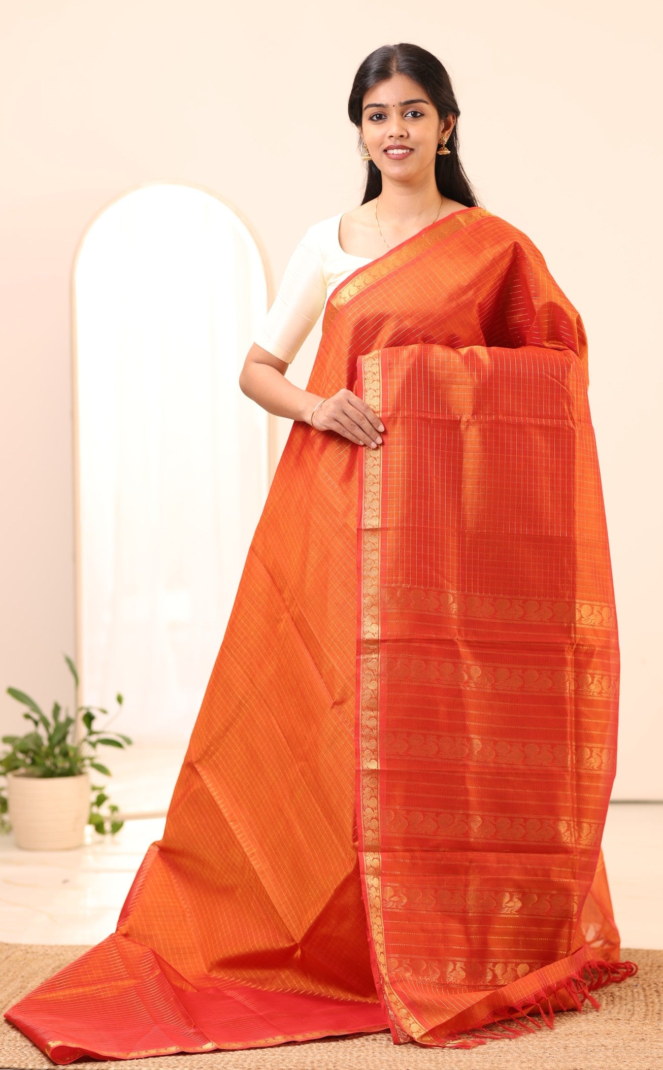 Kanchi Silk Cotton Saree A55