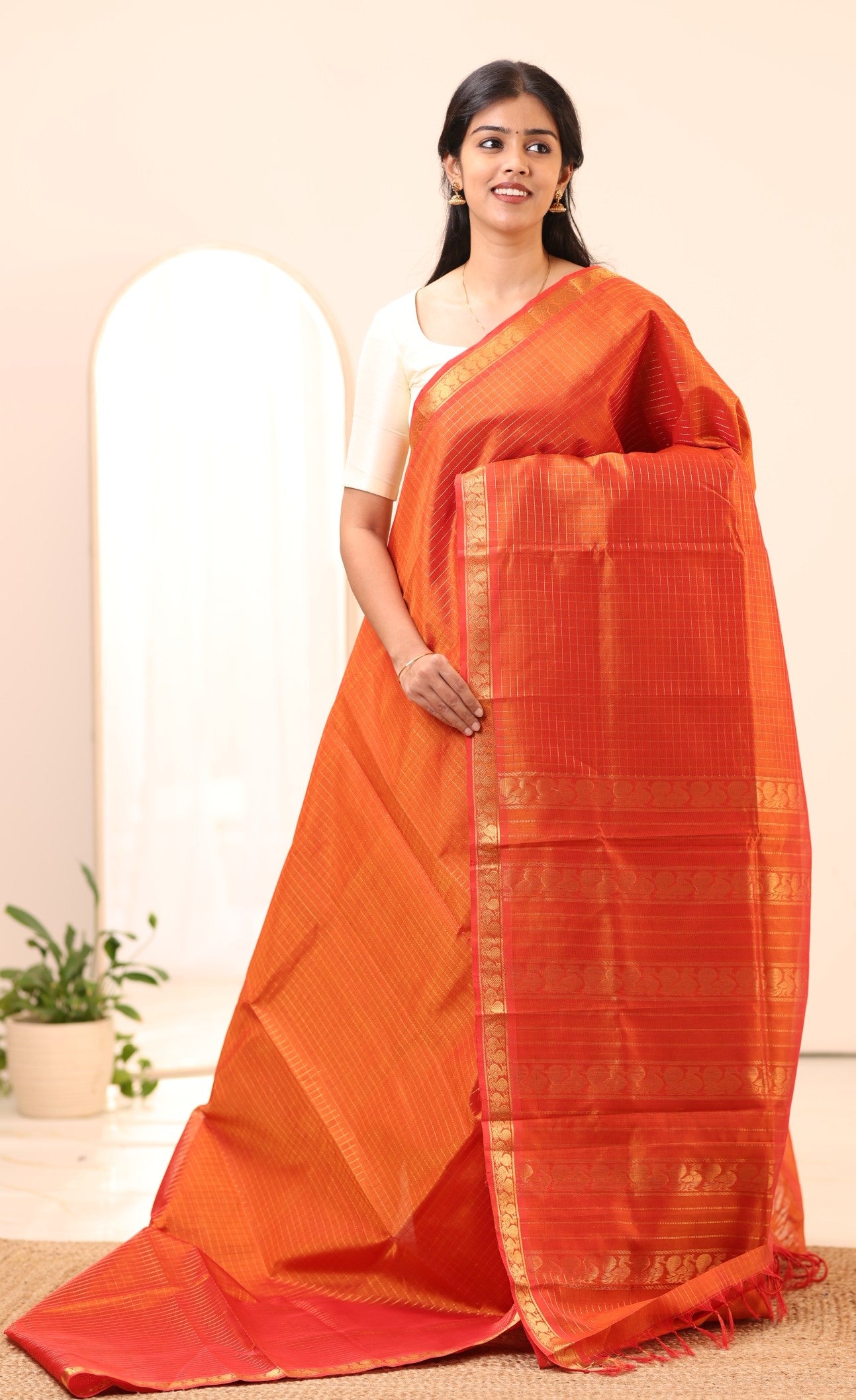Kanchi Silk Cotton Saree A55