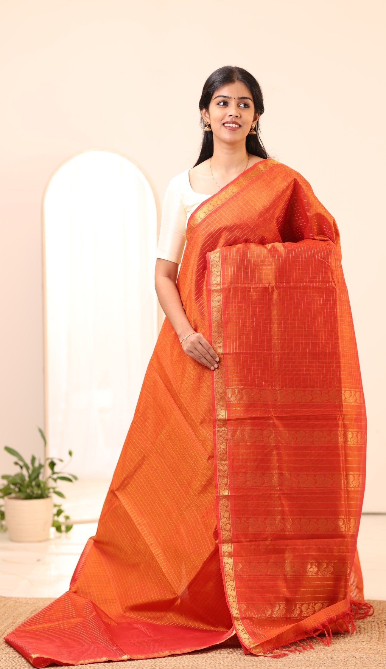 Kanchi Silk Cotton Saree A55