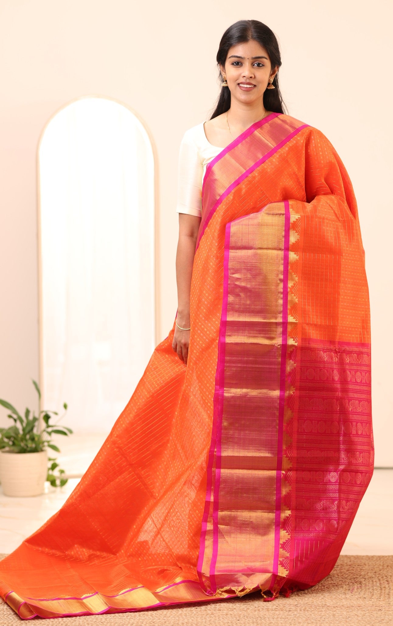 Kanchi Silk Cotton Saree A60