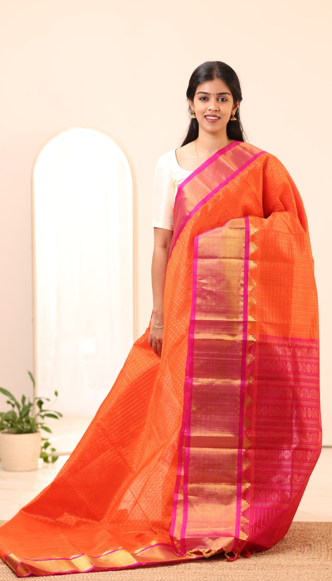 Kanchi Silk Cotton Saree A60