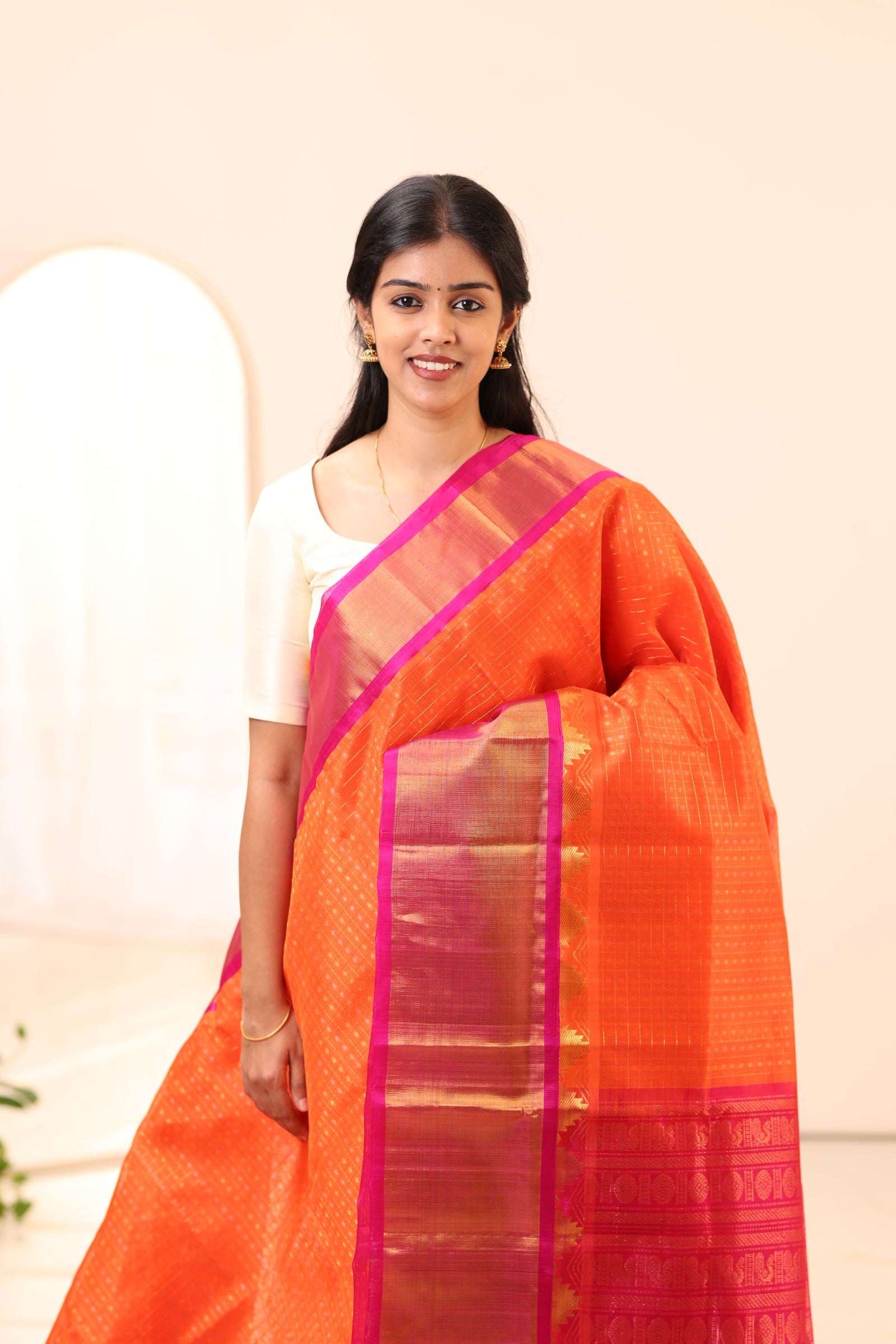 Kanchi Silk Cotton Saree A60