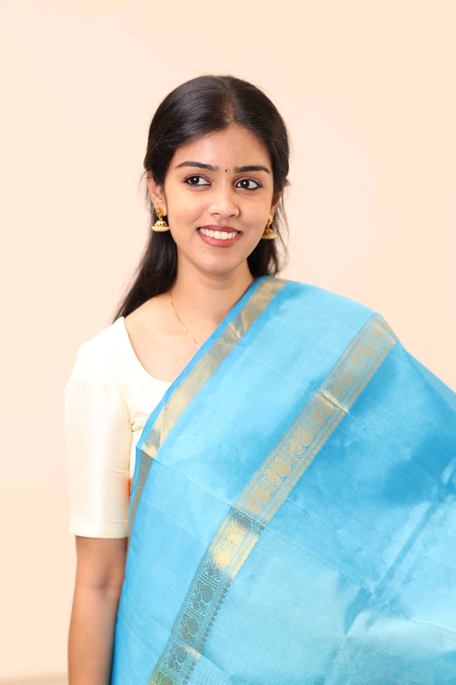 Kanchi Silk Cotton Saree A64