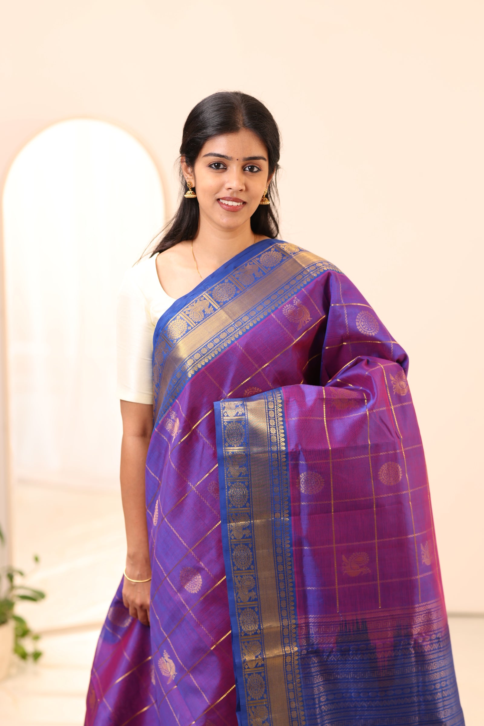 Kanchi Silk Cotton Saree A66