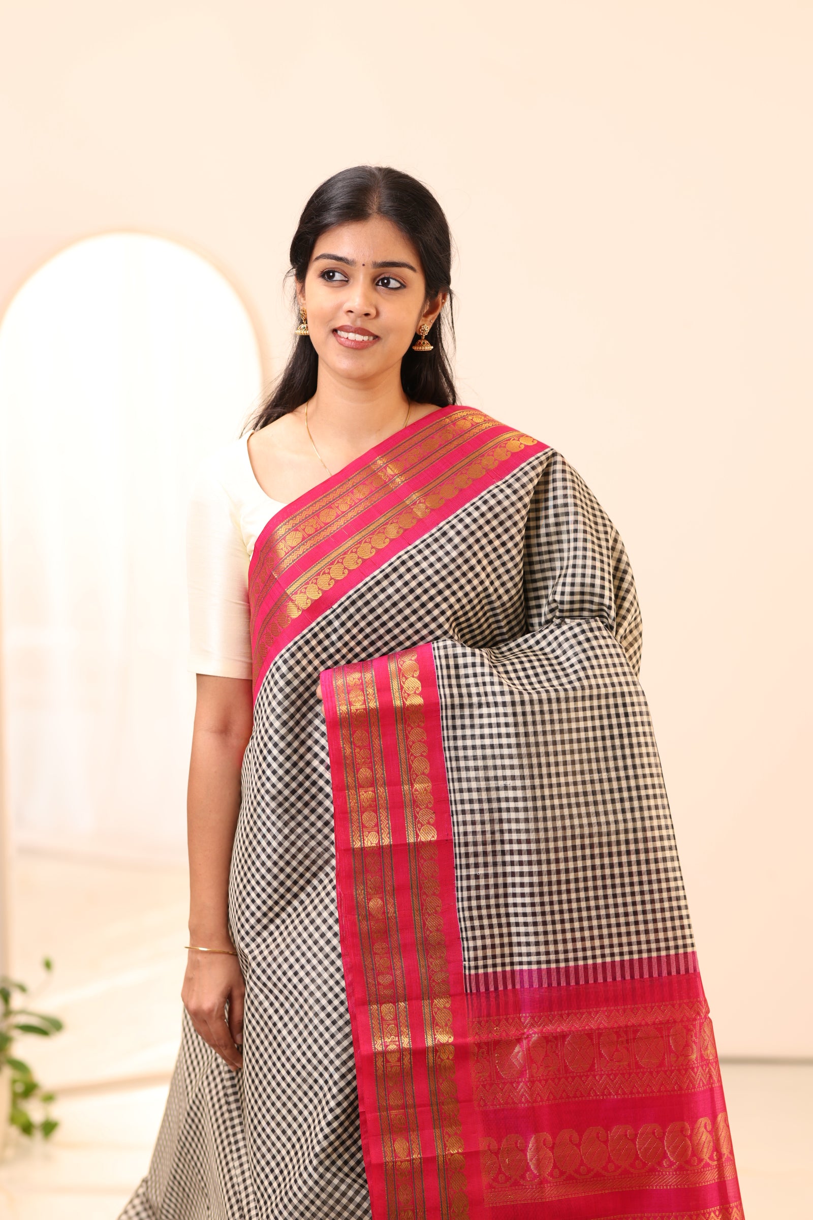 Kanchi Silk Cotton Saree A68
