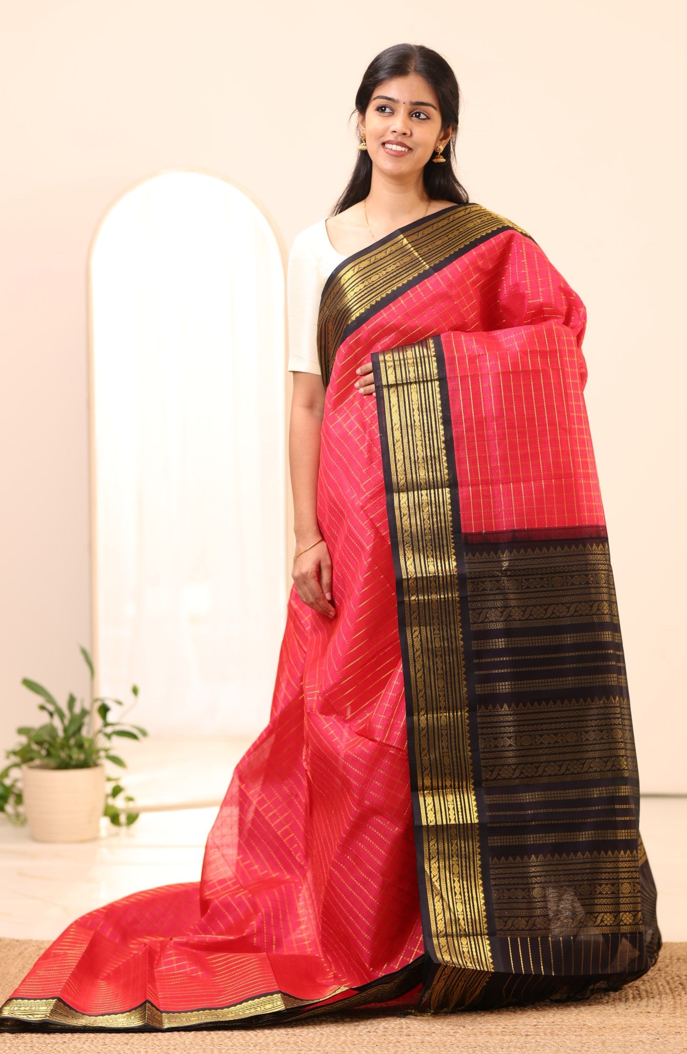 Kanchi Silk Cotton Saree A74