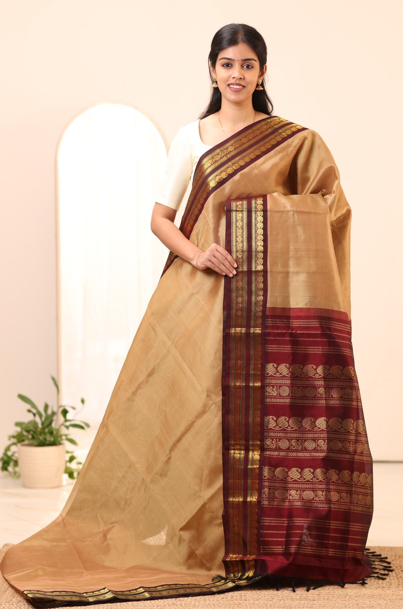 Kanchi Silk Cotton Saree A84