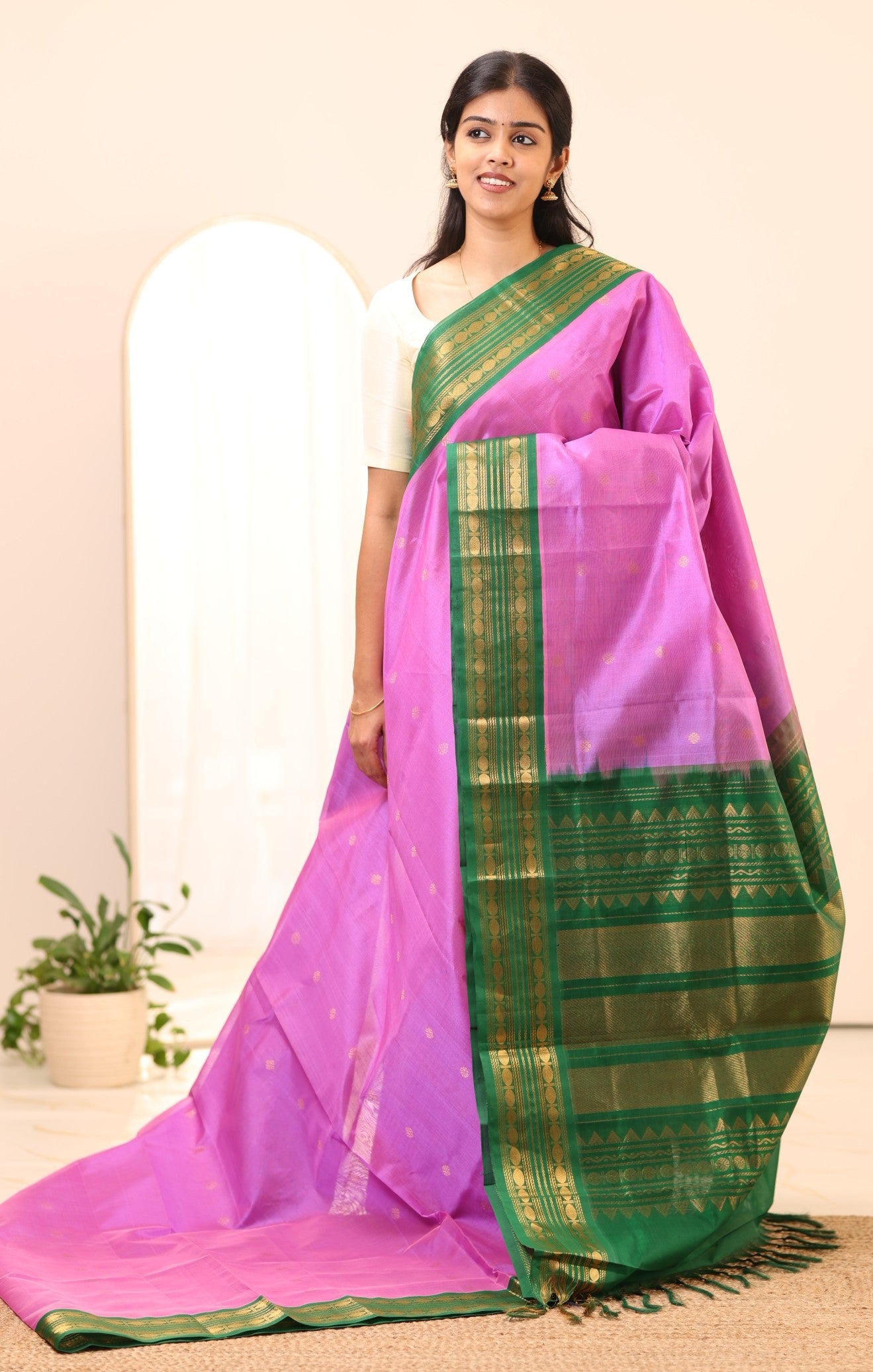 Kanchi Silk Cotton Saree A88