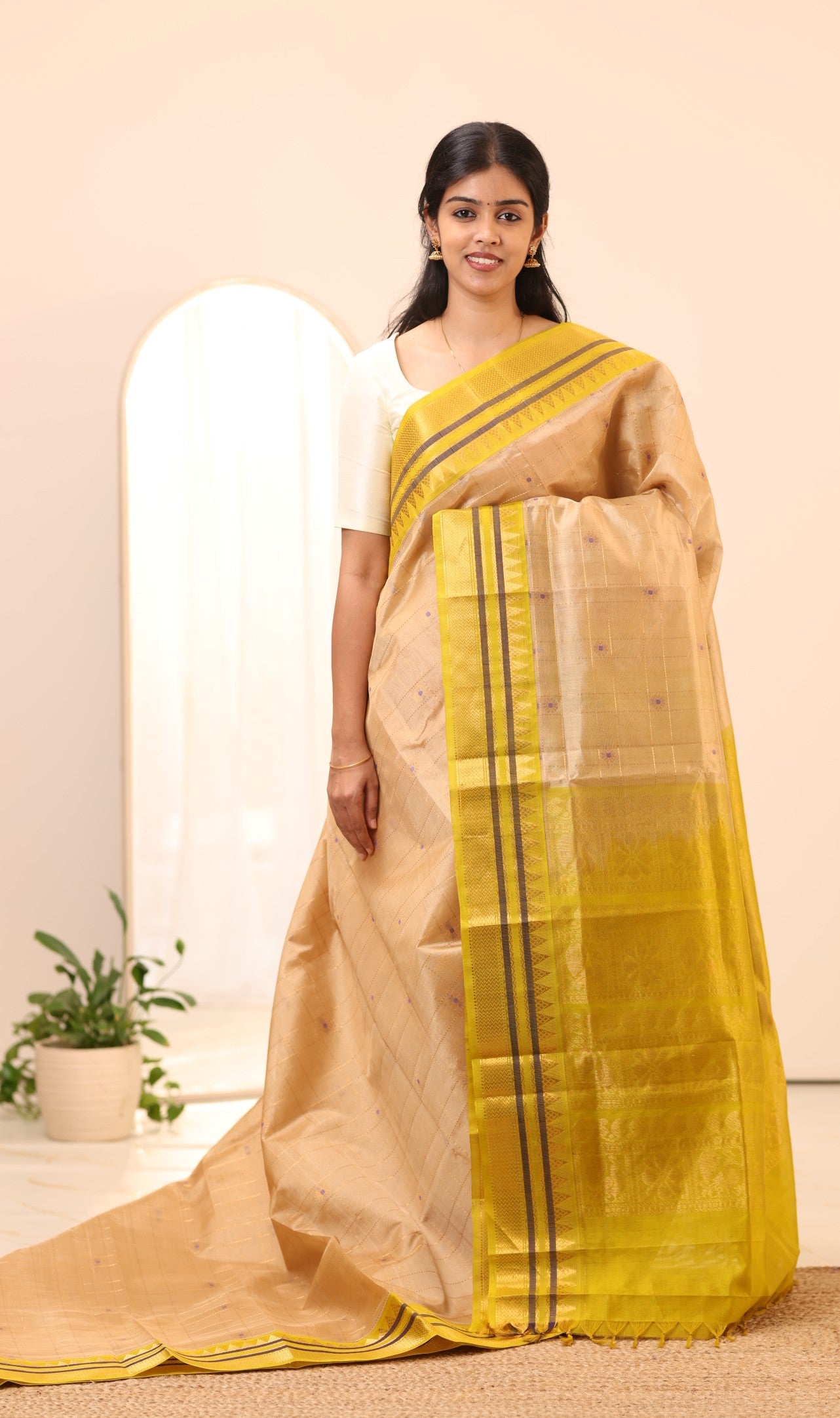 Kanchi Silk Cotton Saree A90