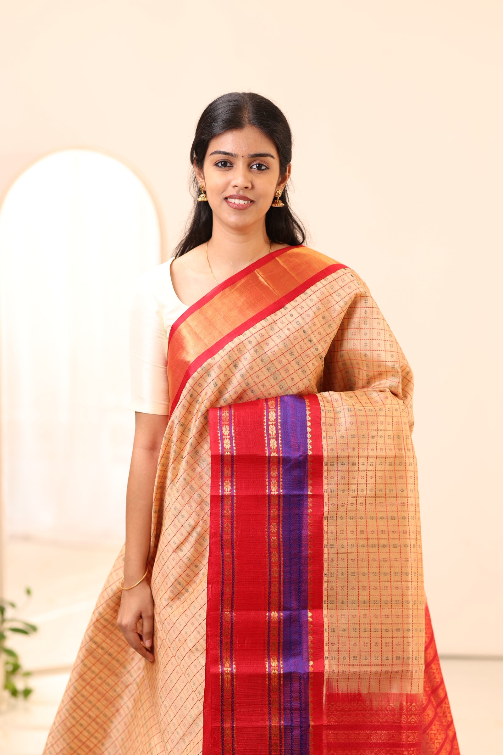Kanchi Silk Cotton Saree A92