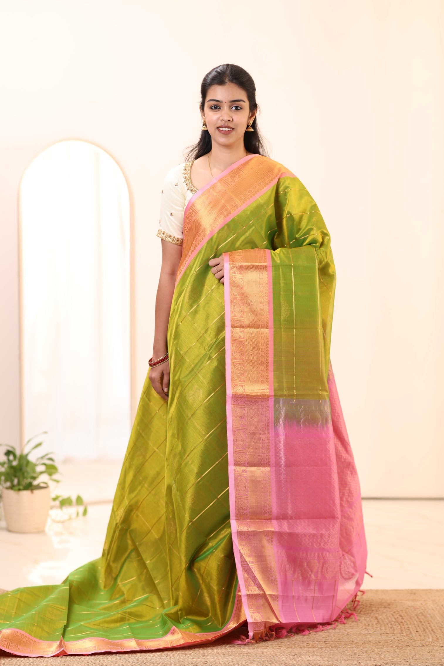 Kanchi Silk Cotton Saree A95